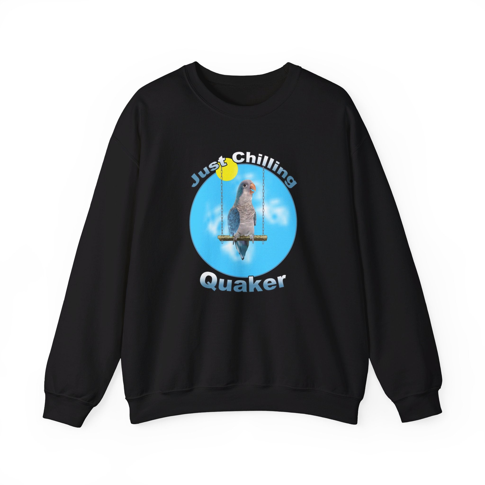 Just Chilling Swing Blue Quaker Sweatshirt