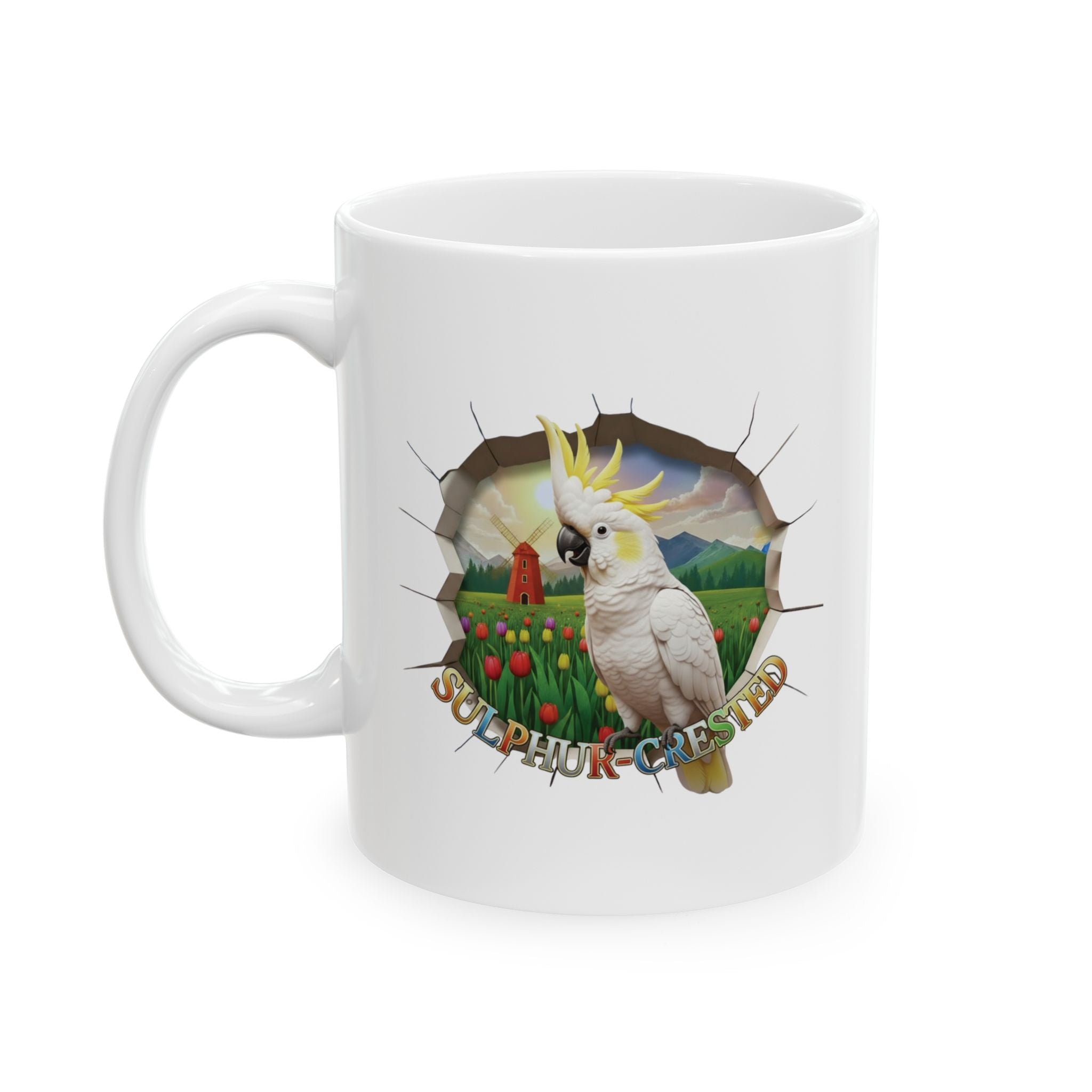 Sulphur Crested Tulip Field Mug