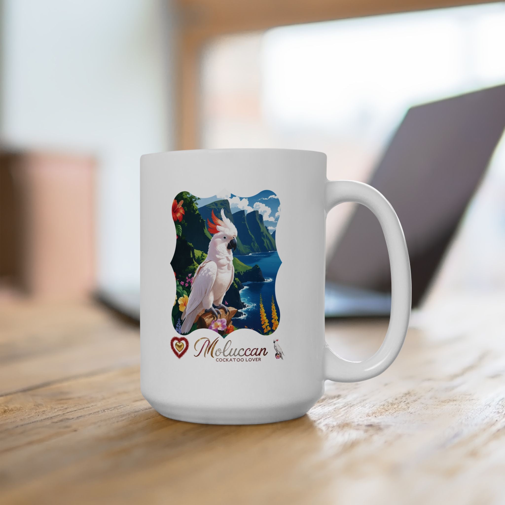 Moluccan Cockatoo Lover Valley Mug