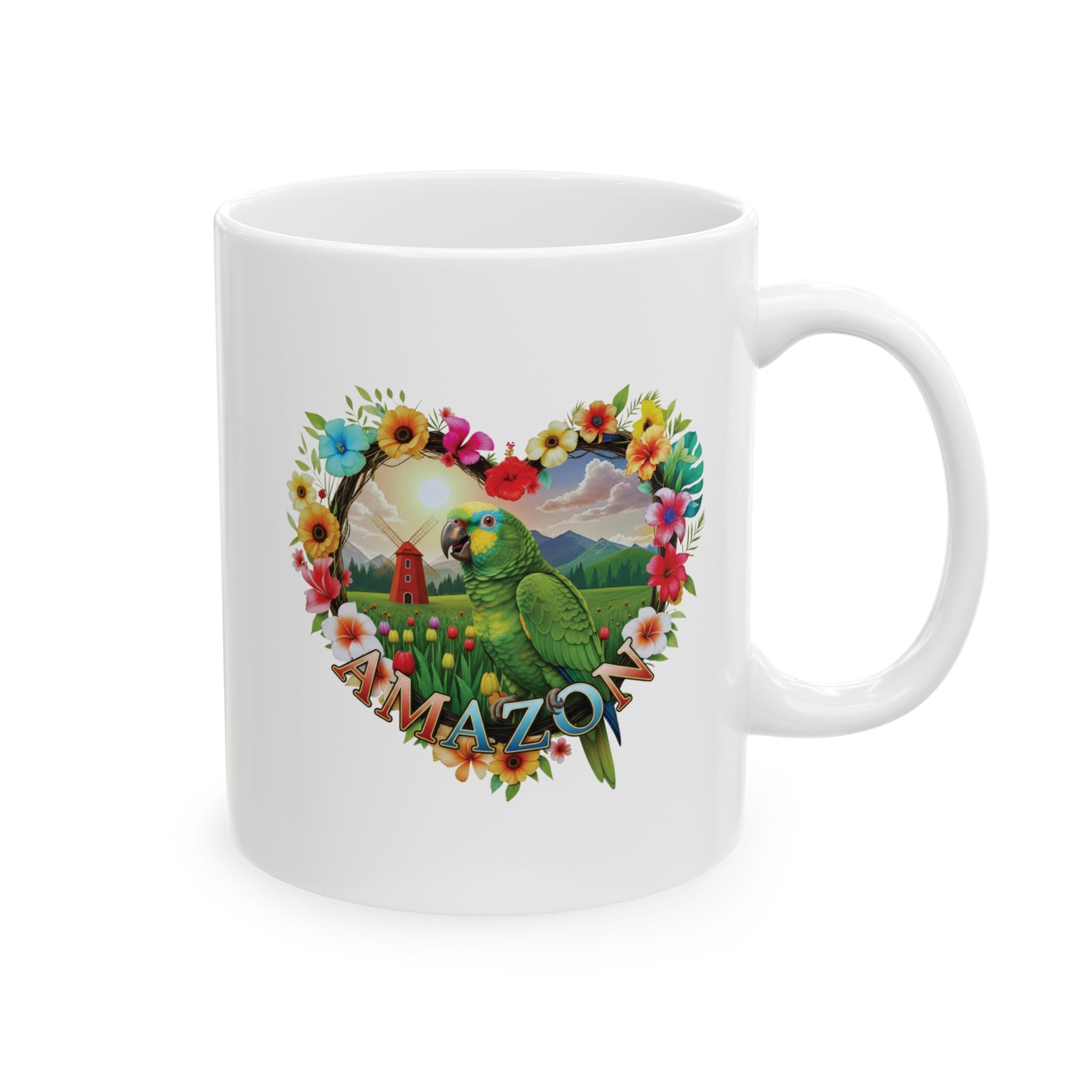 Amazon Garden Scene Mug