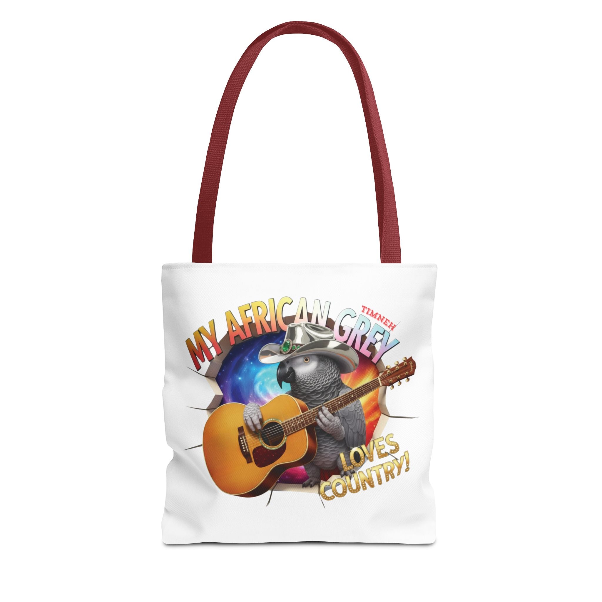 African Grey Timneh Loves Country Tote Bag