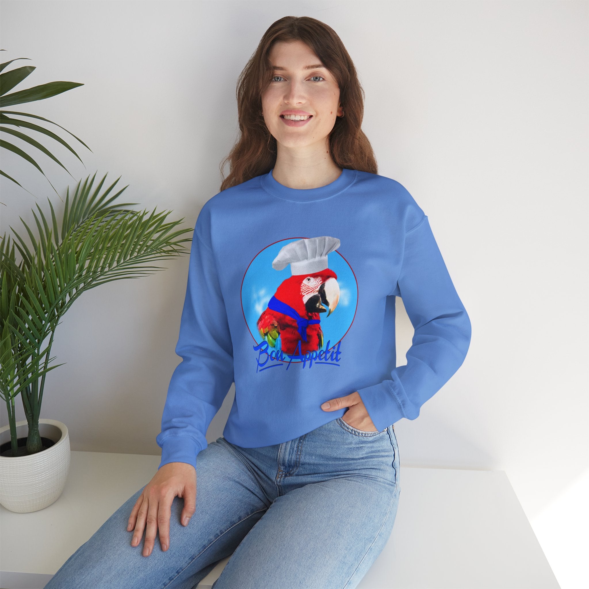 Bon Appetit Green Winged Sweatshirt