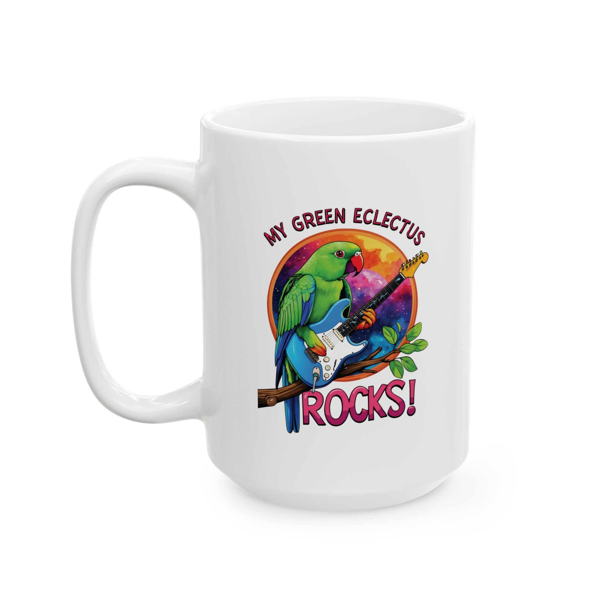 My Green Eclectus Rocks Mug