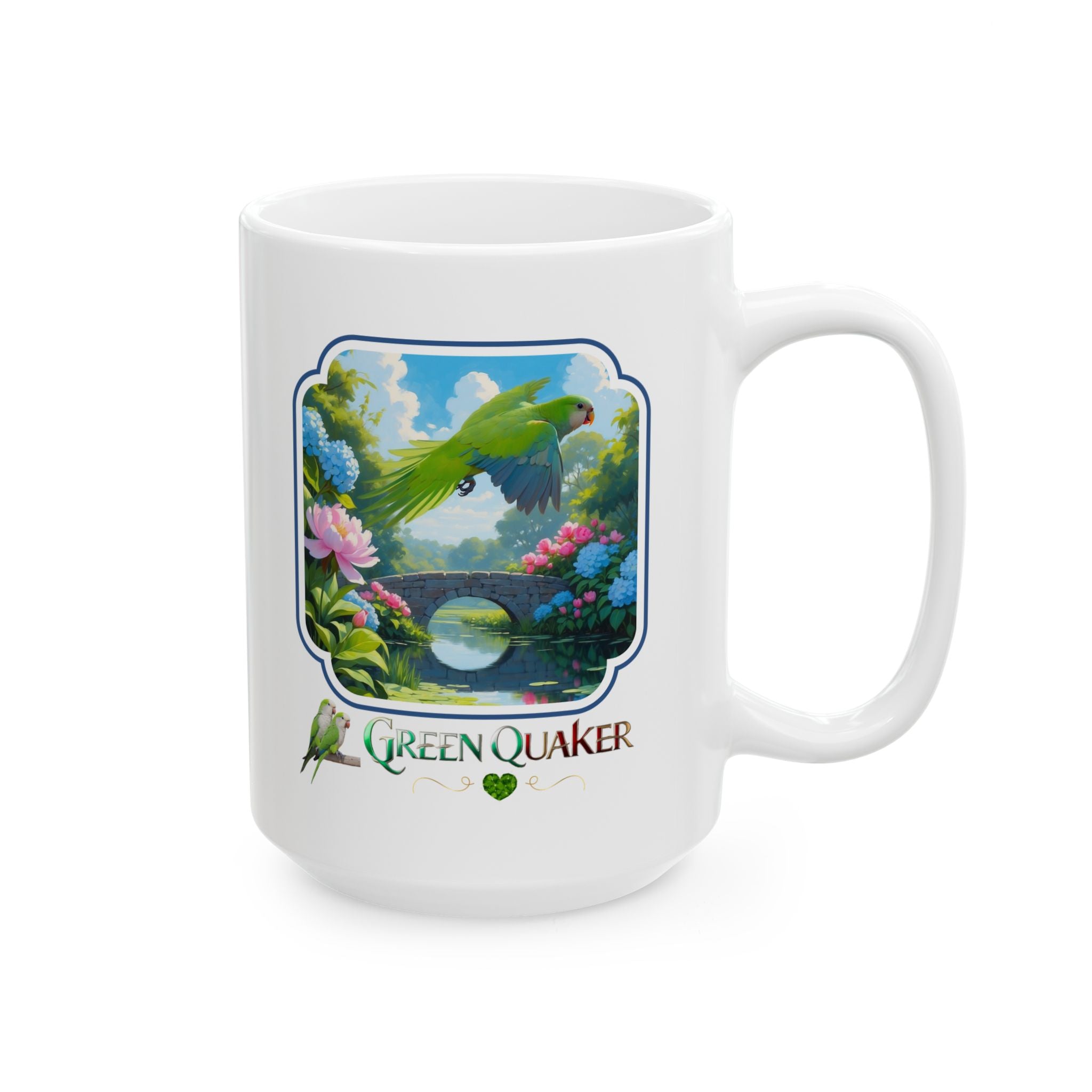 Green Quaker Bridge Scenic Mug