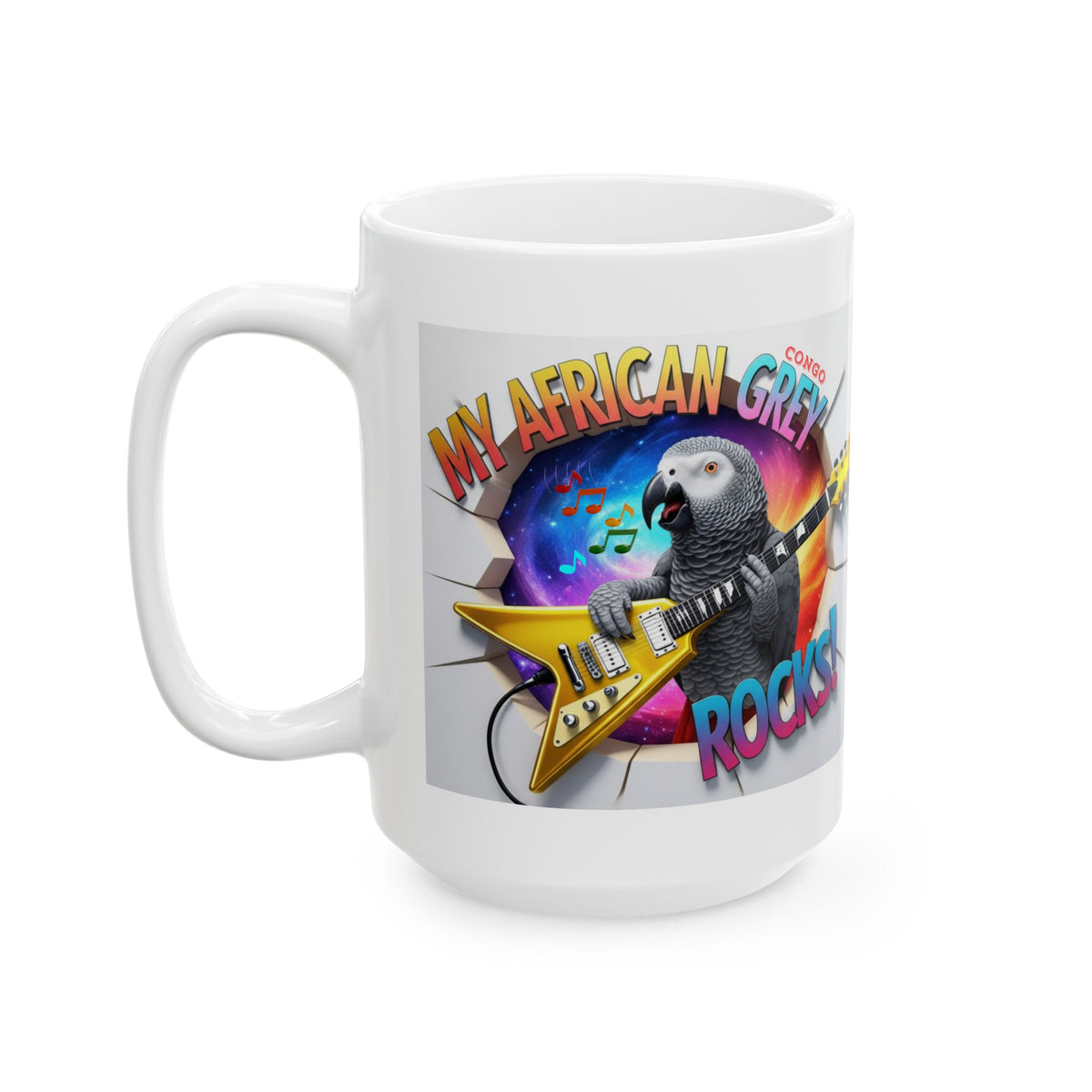 My African Grey Congo Rocks Mug