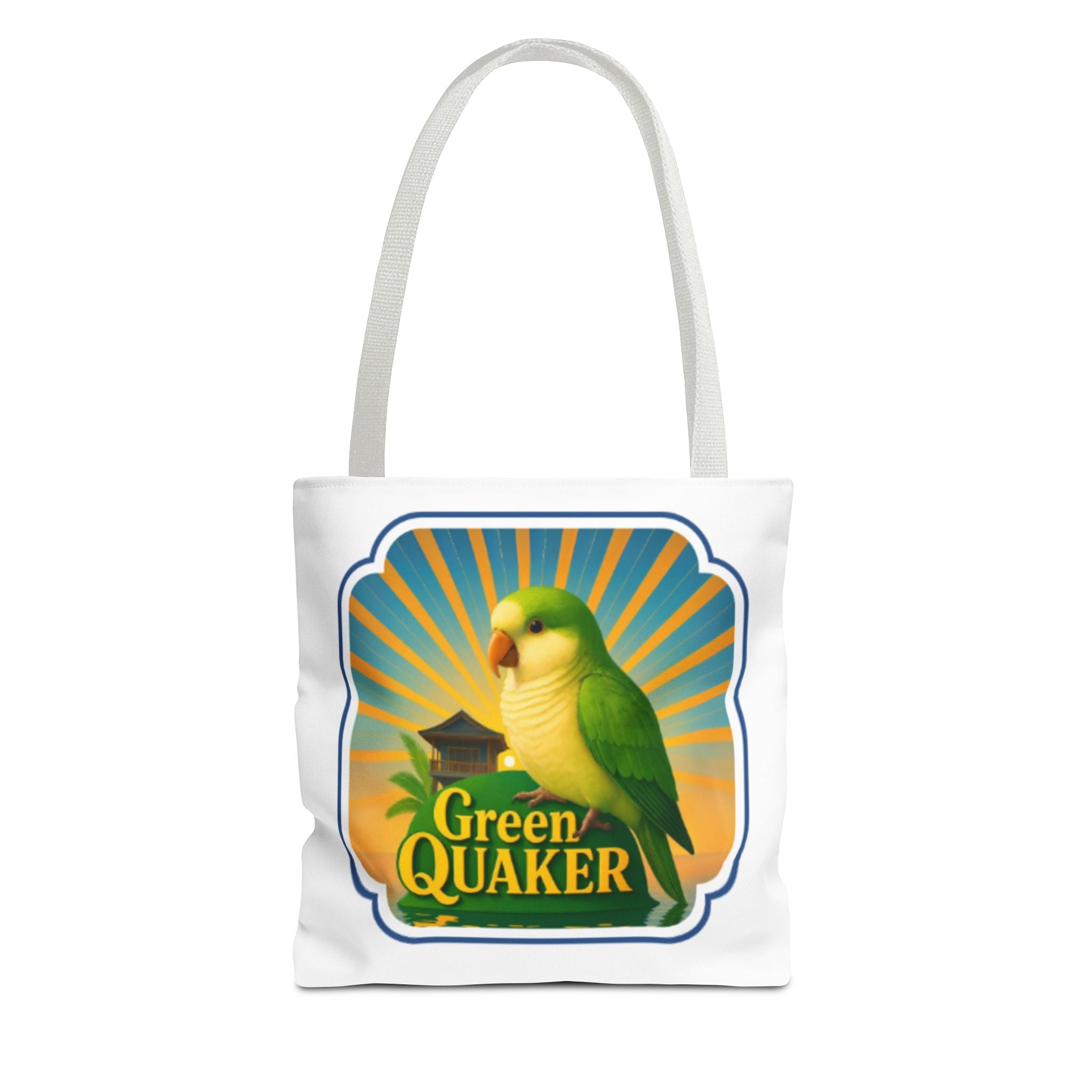 Green Quaker Sunburst Tote Bag