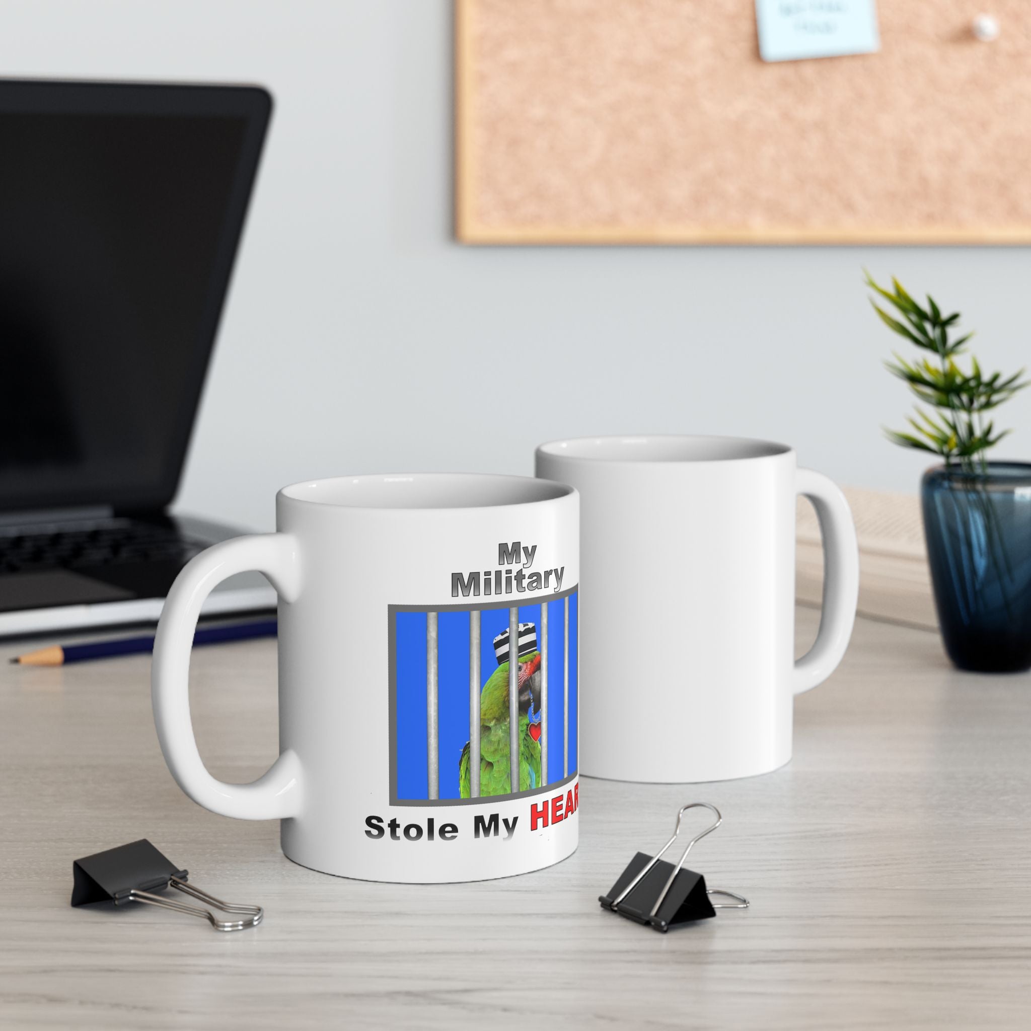 My Military Stole My Heart Jailbird Mug