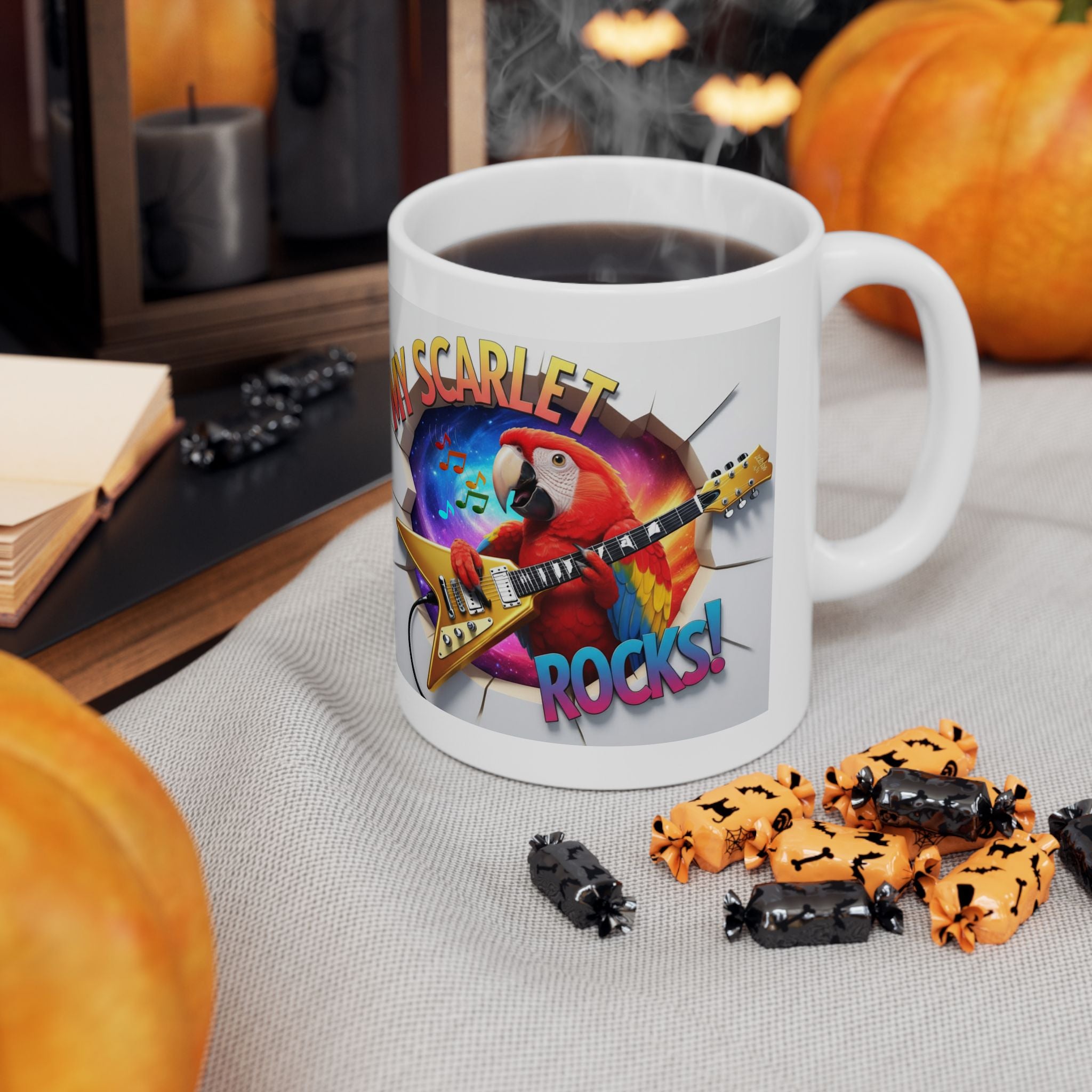 My Scarlet Rocks Guitar Mug