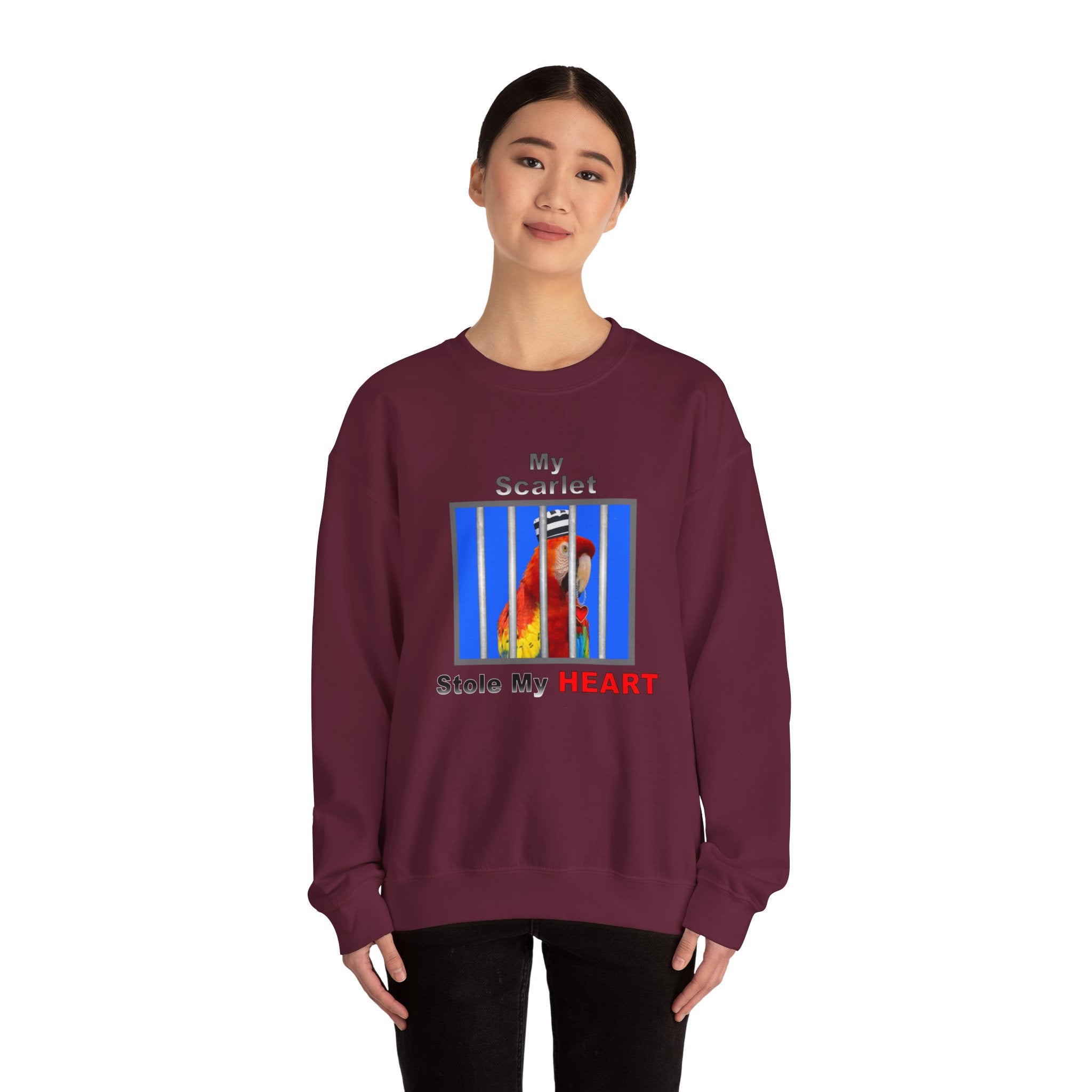 My Scarlet Stole My Heart Jailbird Sweatshirt