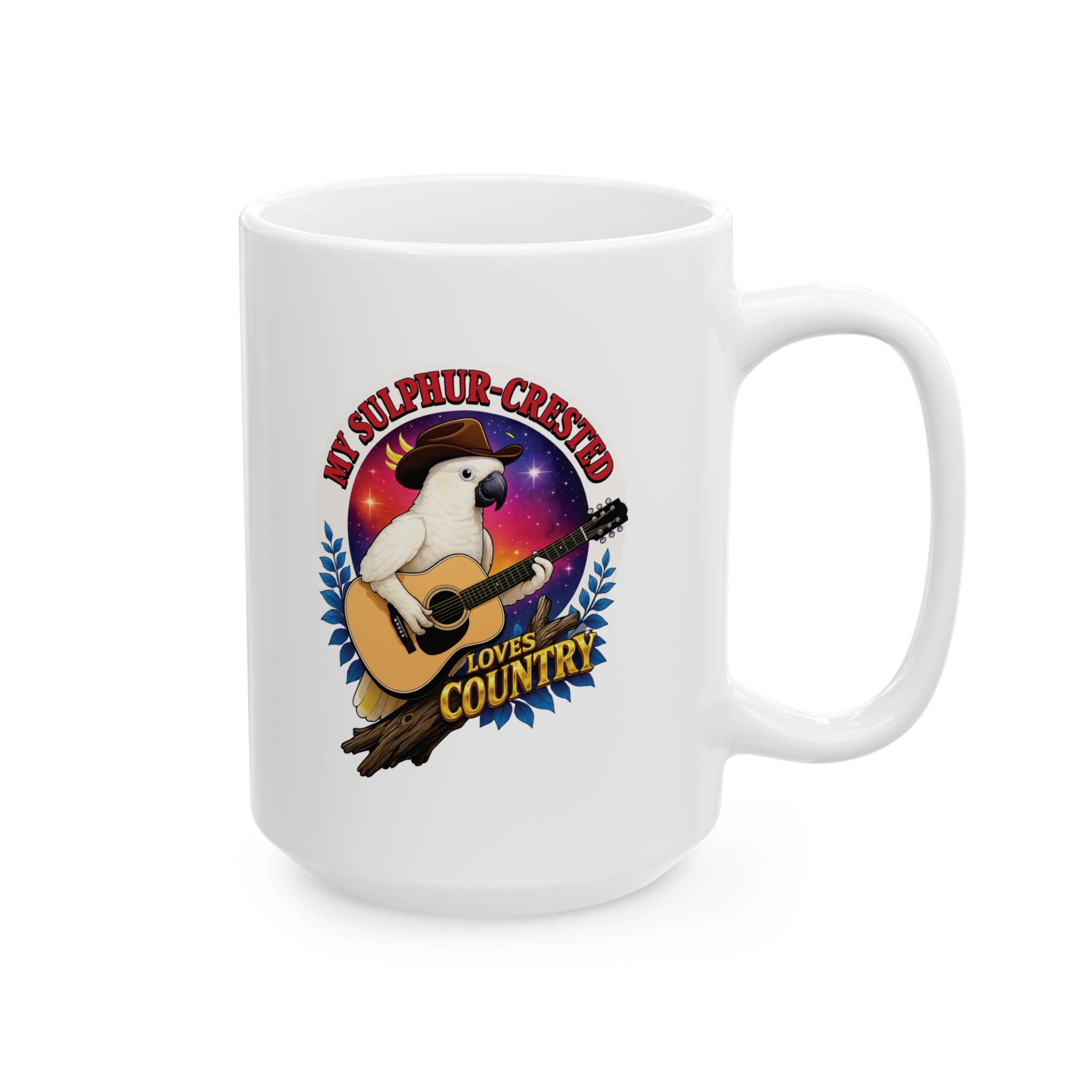 Sulphur-Crested Loves Country Mug