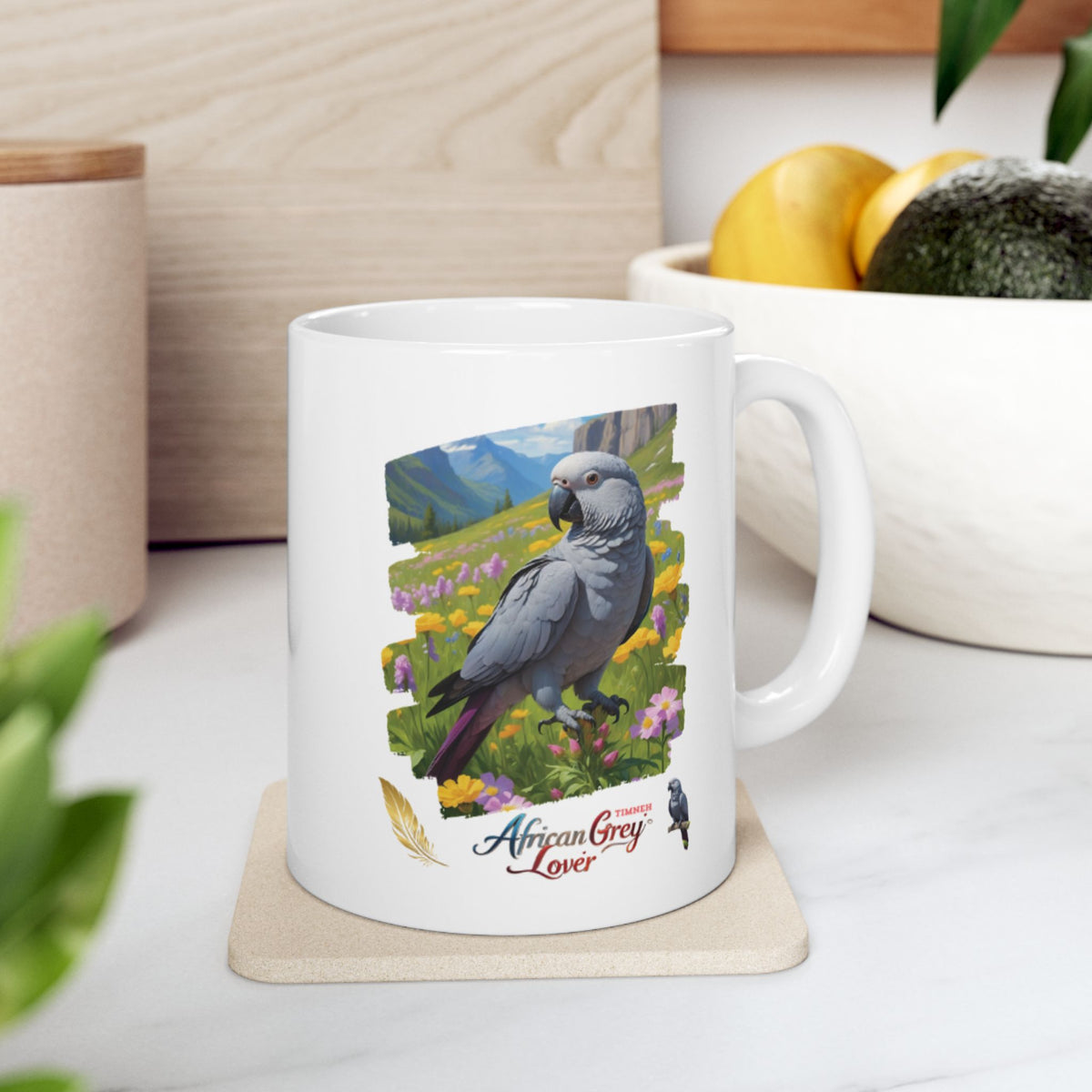 African Grey Timneh Lover Mug