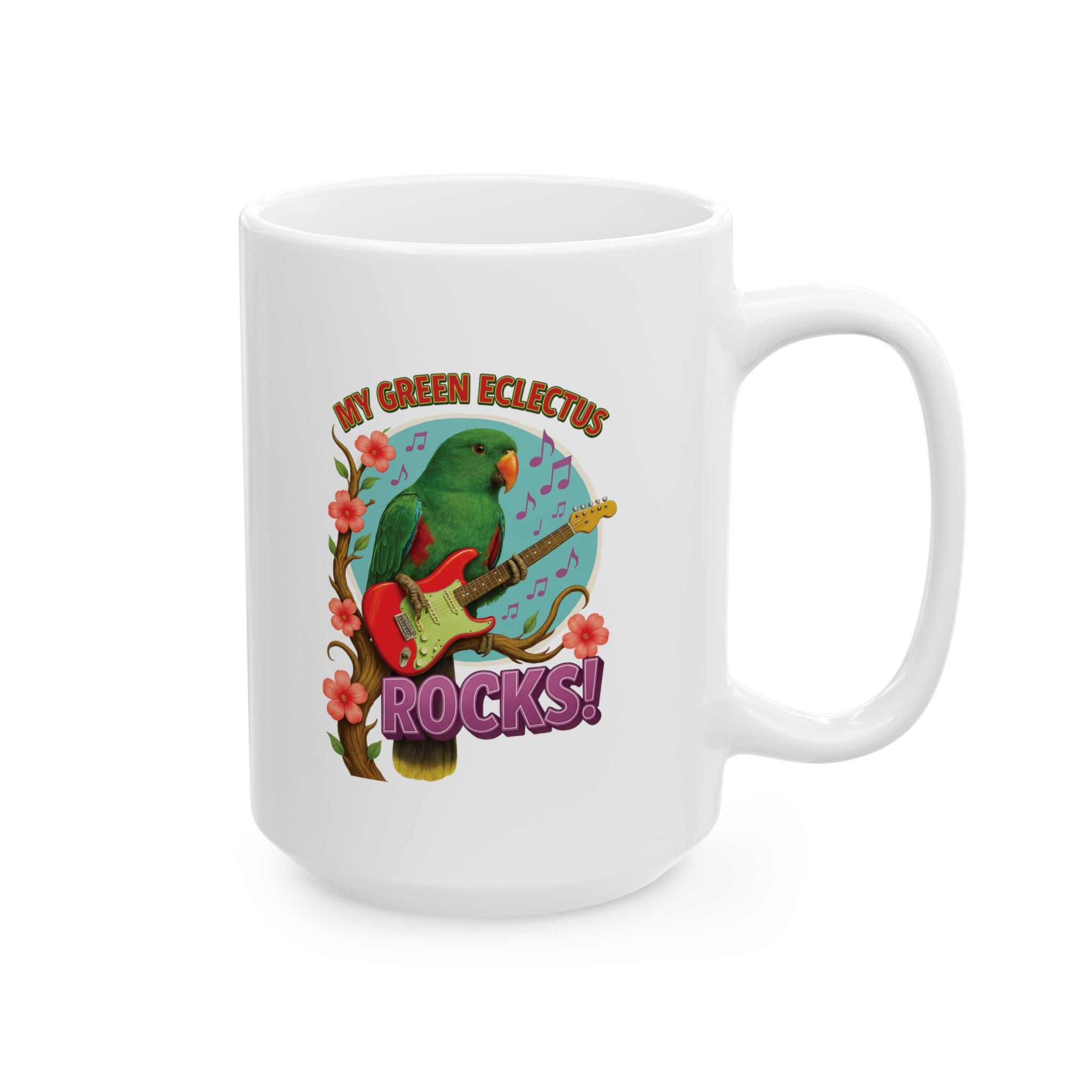 Green Eclectus Mug