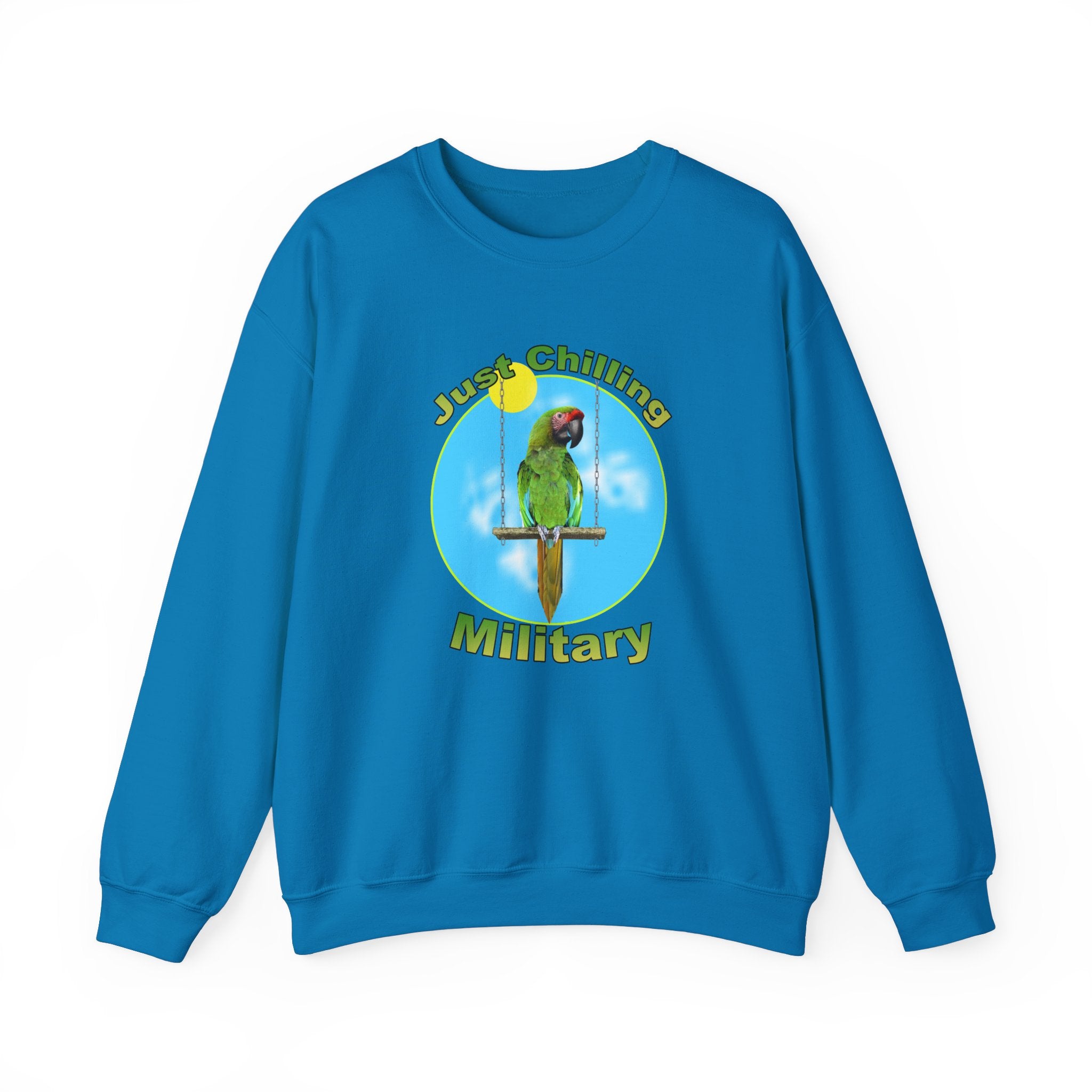 Just Chilling Swing Military Sweatshirt