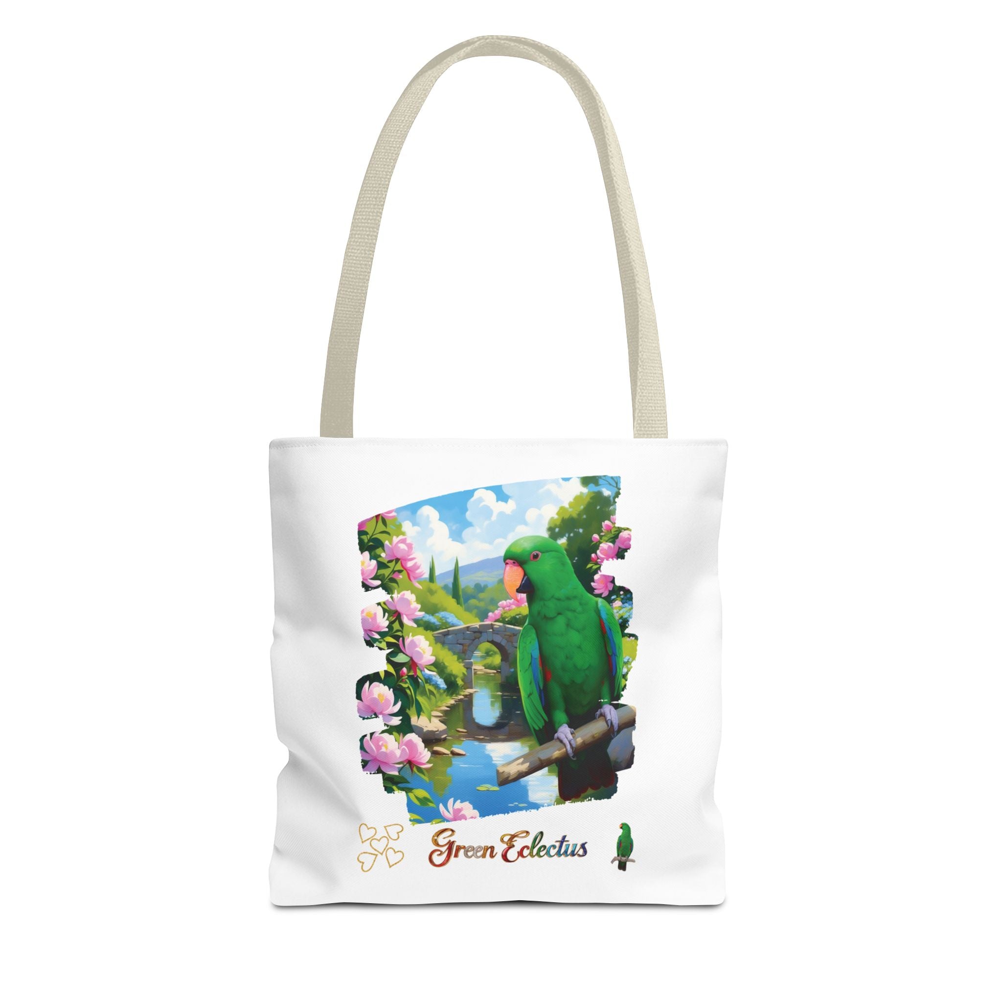 Green Eclectus Nature Scenic Tote Bag