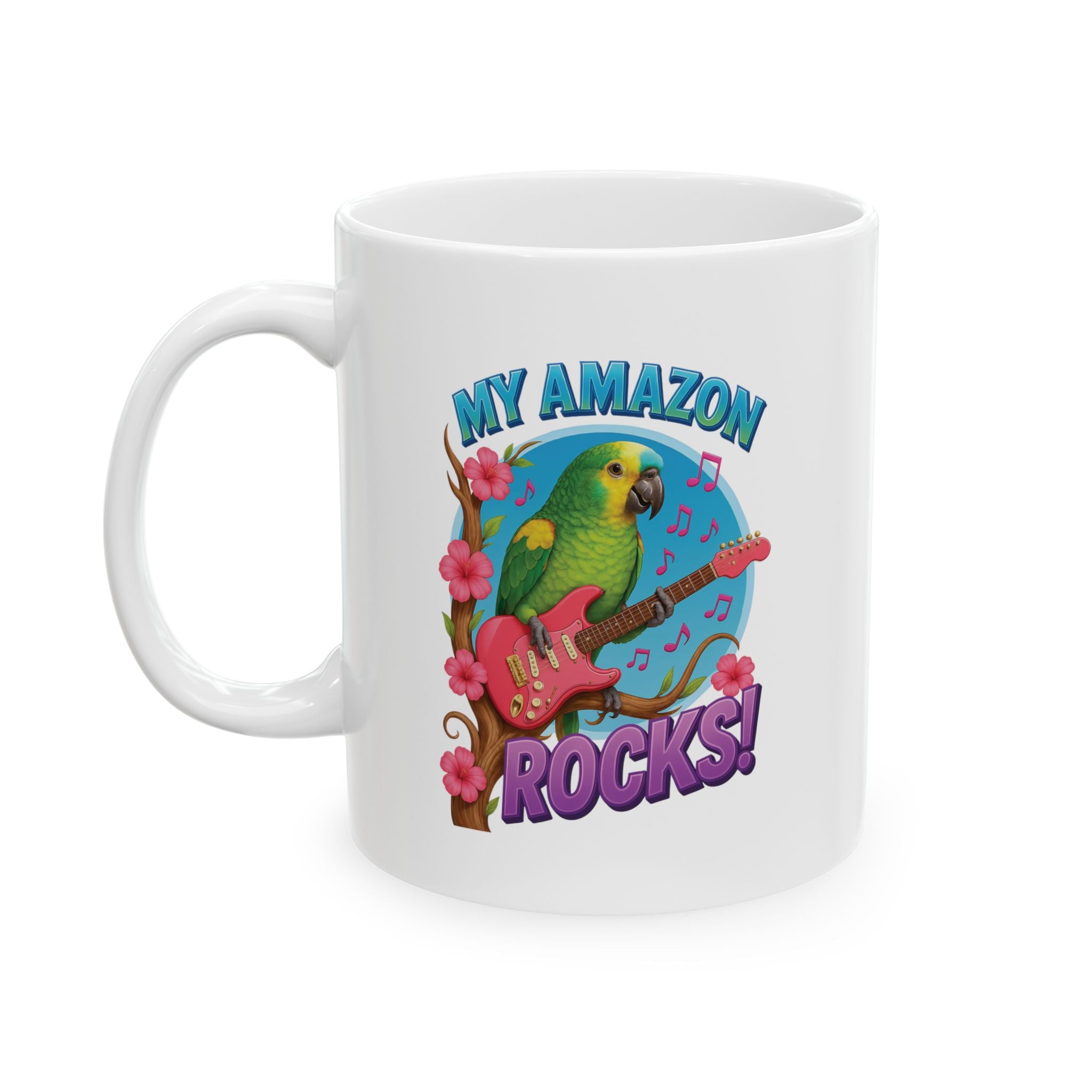 My Amazon Rocks Guitar Mug