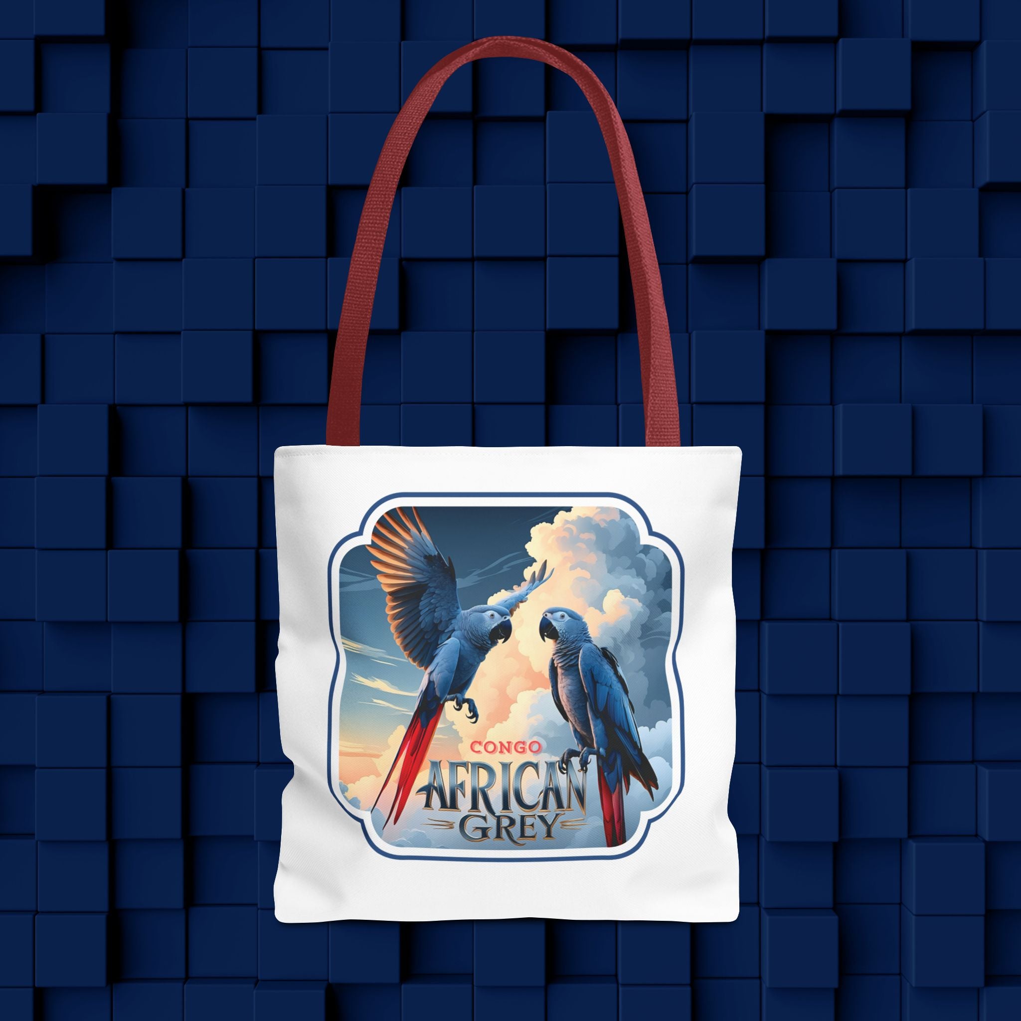 Tote Bag with African Grey Design