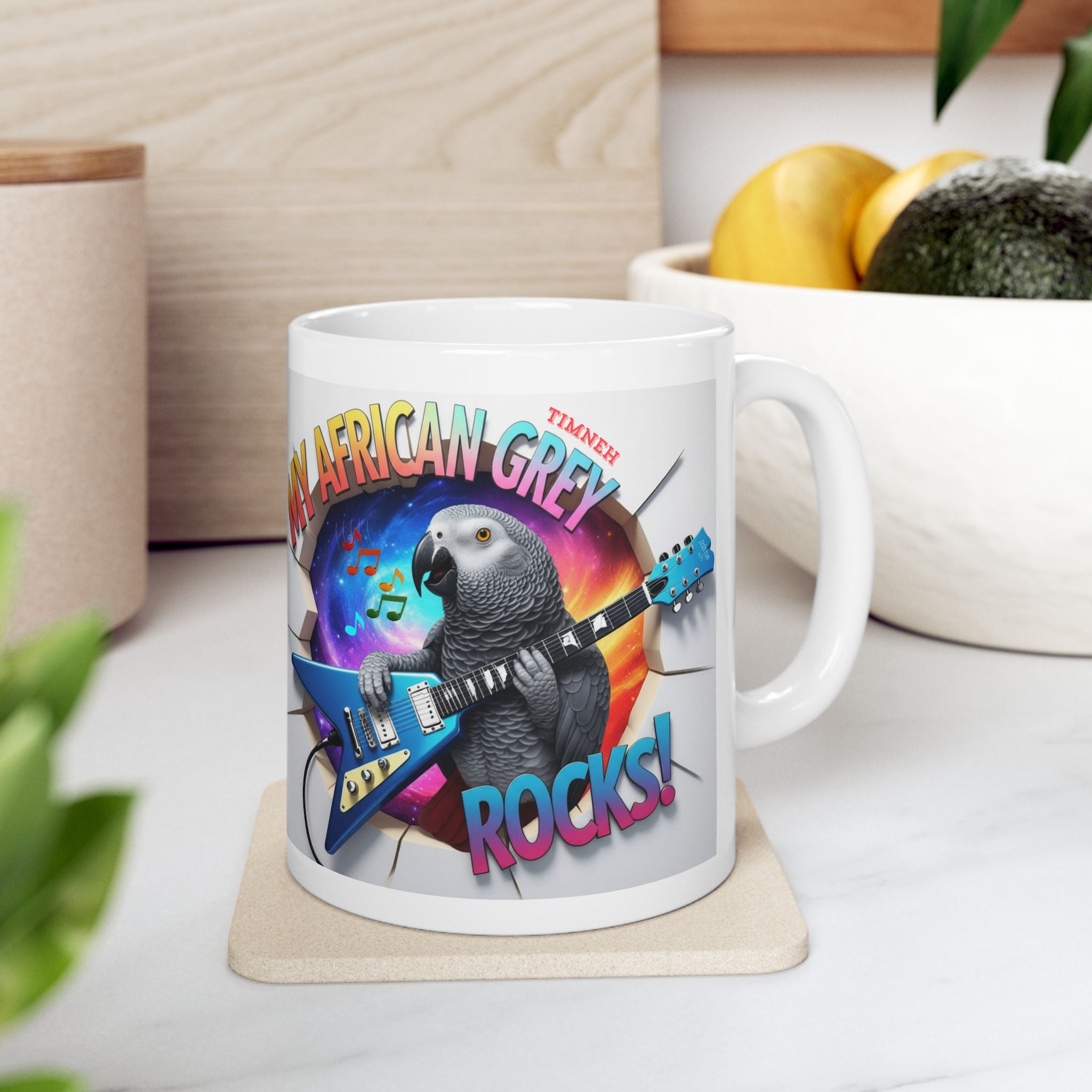 My African Grey Timneh Rocks Mug