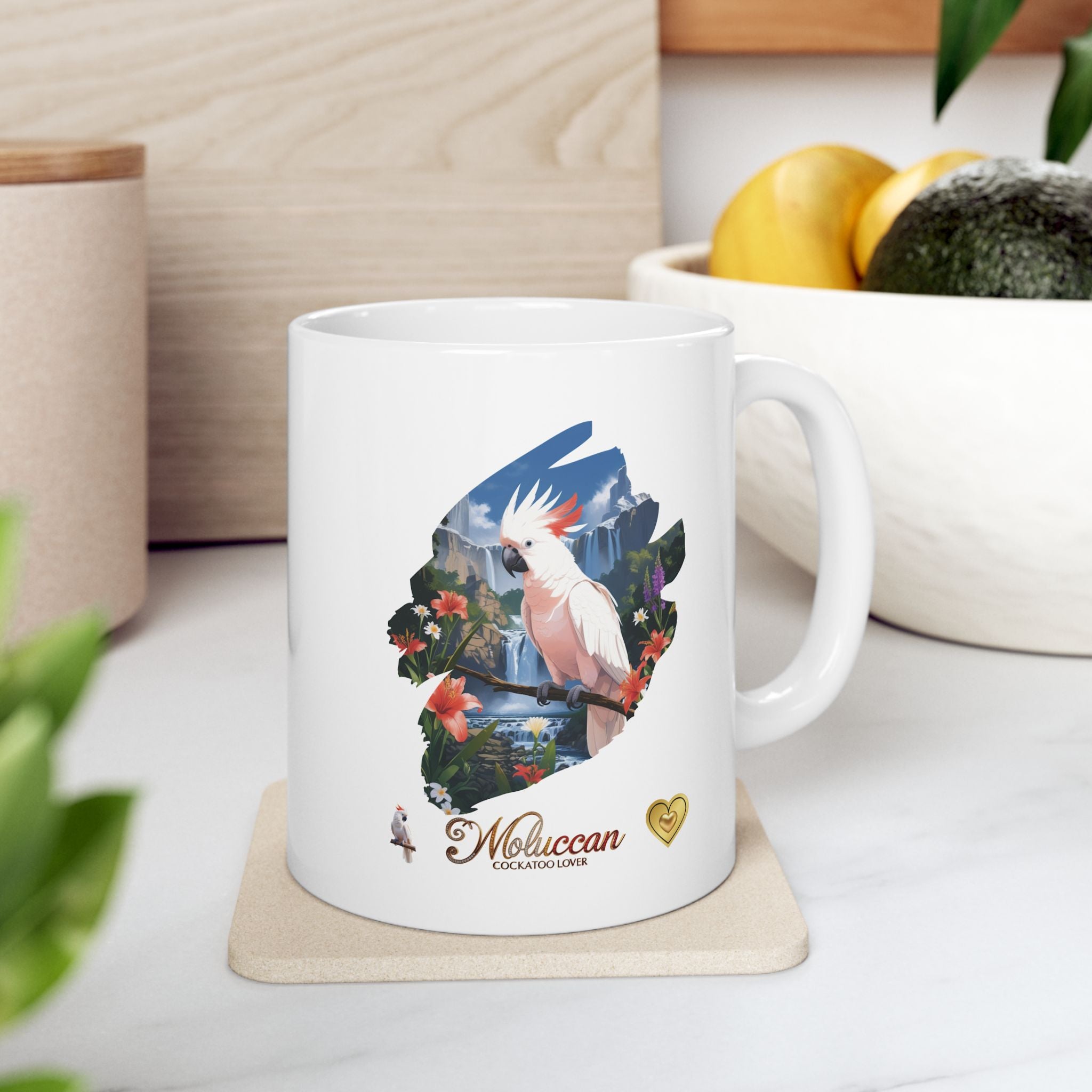 Moluccan Cockatoo Lover Waterfall Mug