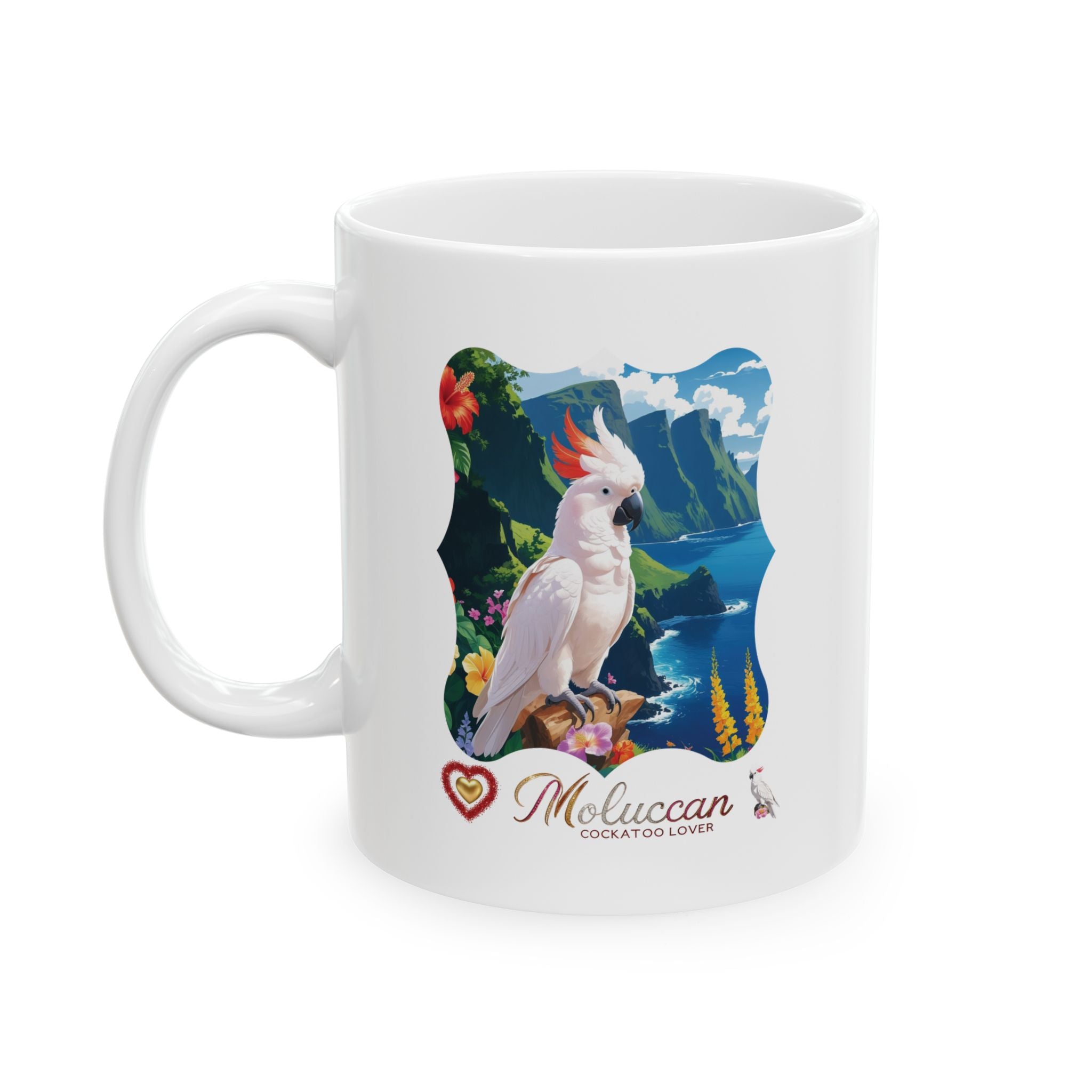 Moluccan Cockatoo Lover Valley Mug