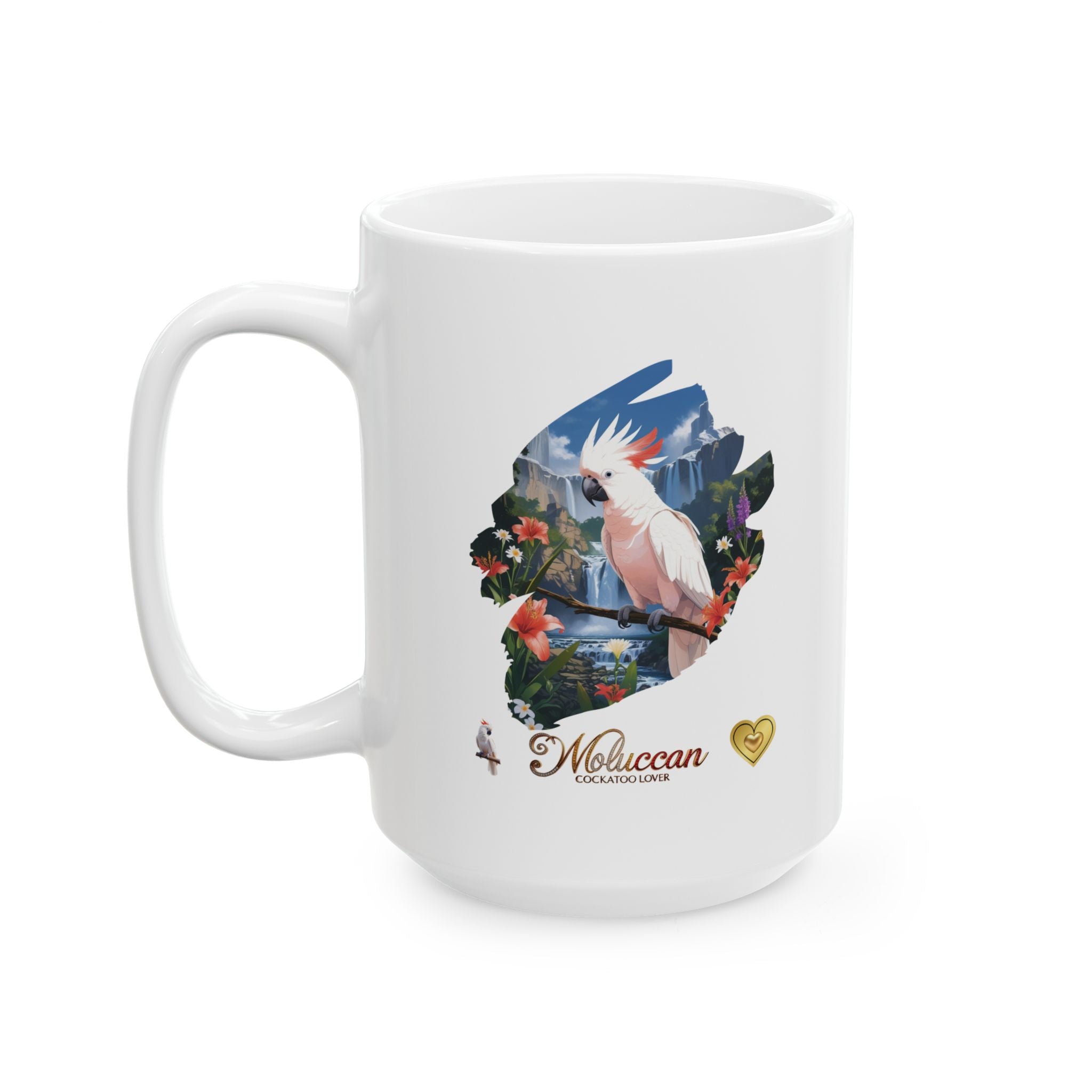Moluccan Cockatoo Lover Waterfall Mug