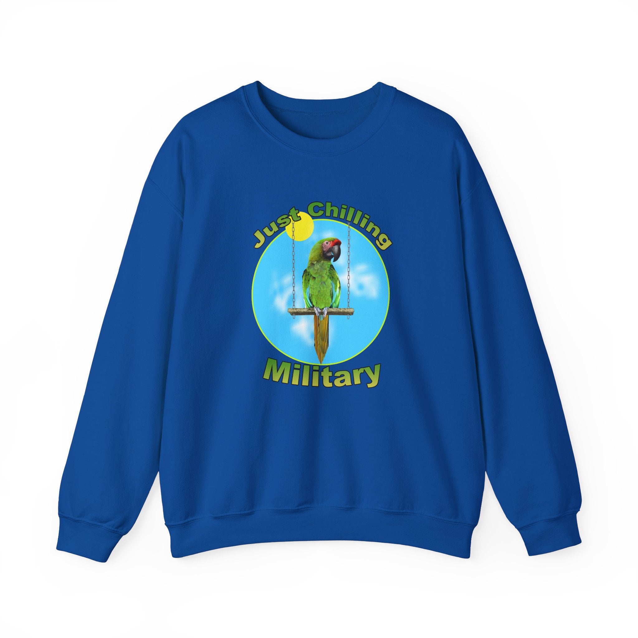 Just Chilling Swing Military Sweatshirt