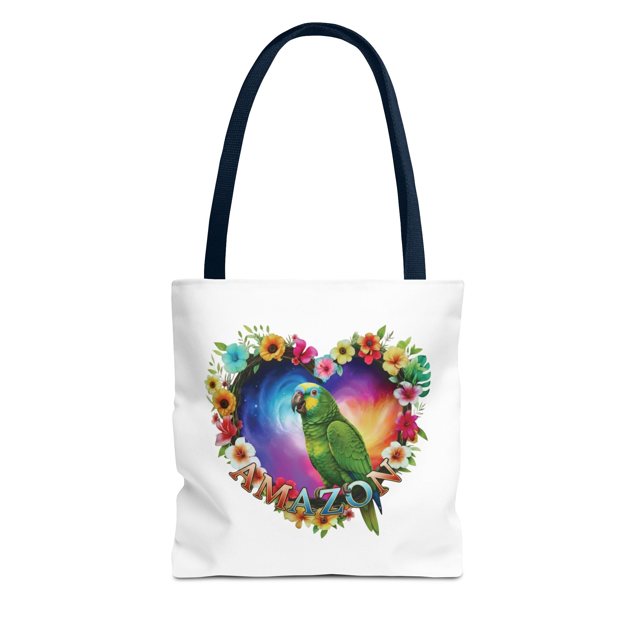 Amazon Floral Heart Tote Bag