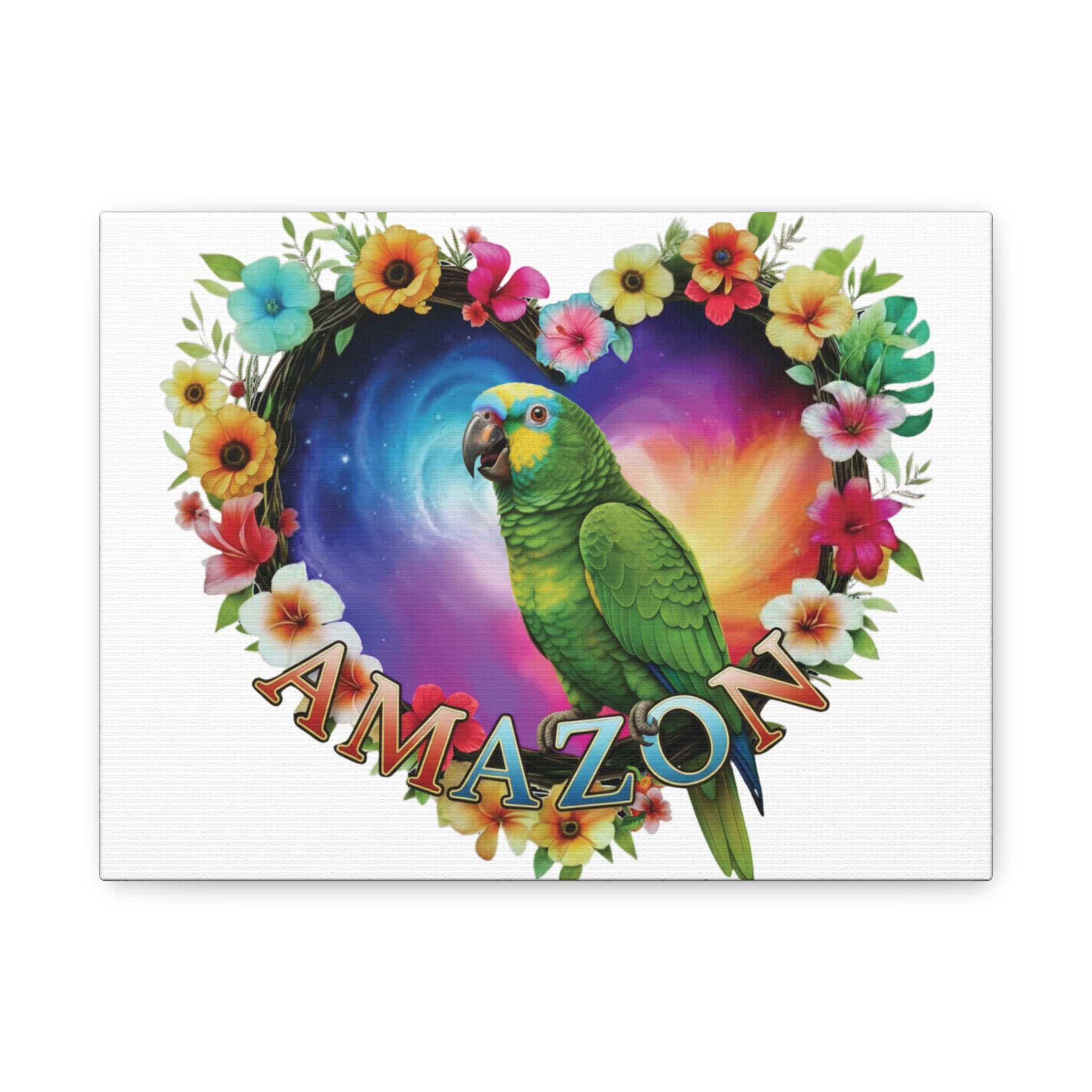 Amazon Floral Heart Wall-Hanging