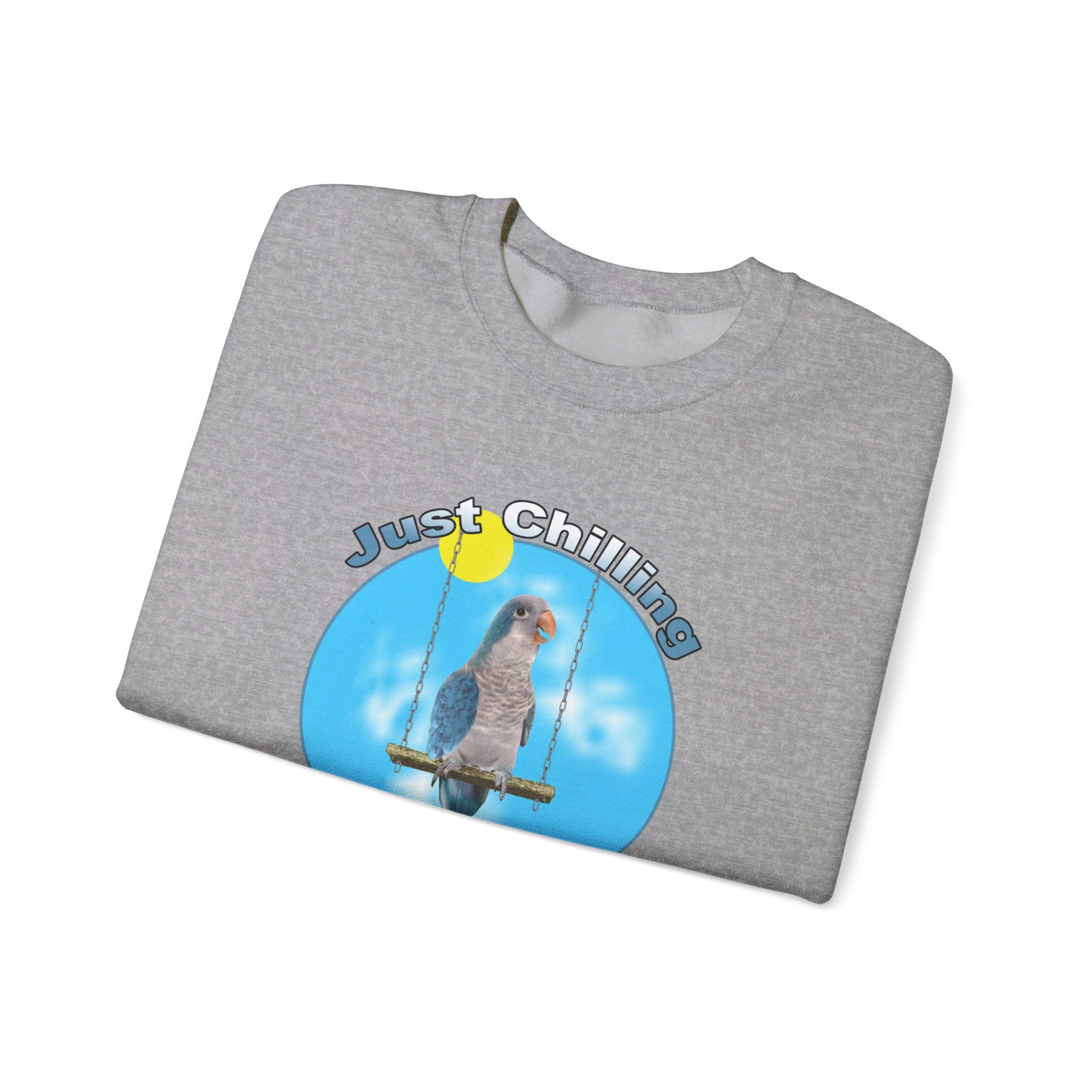 Just Chilling Swing Blue Quaker Sweatshirt