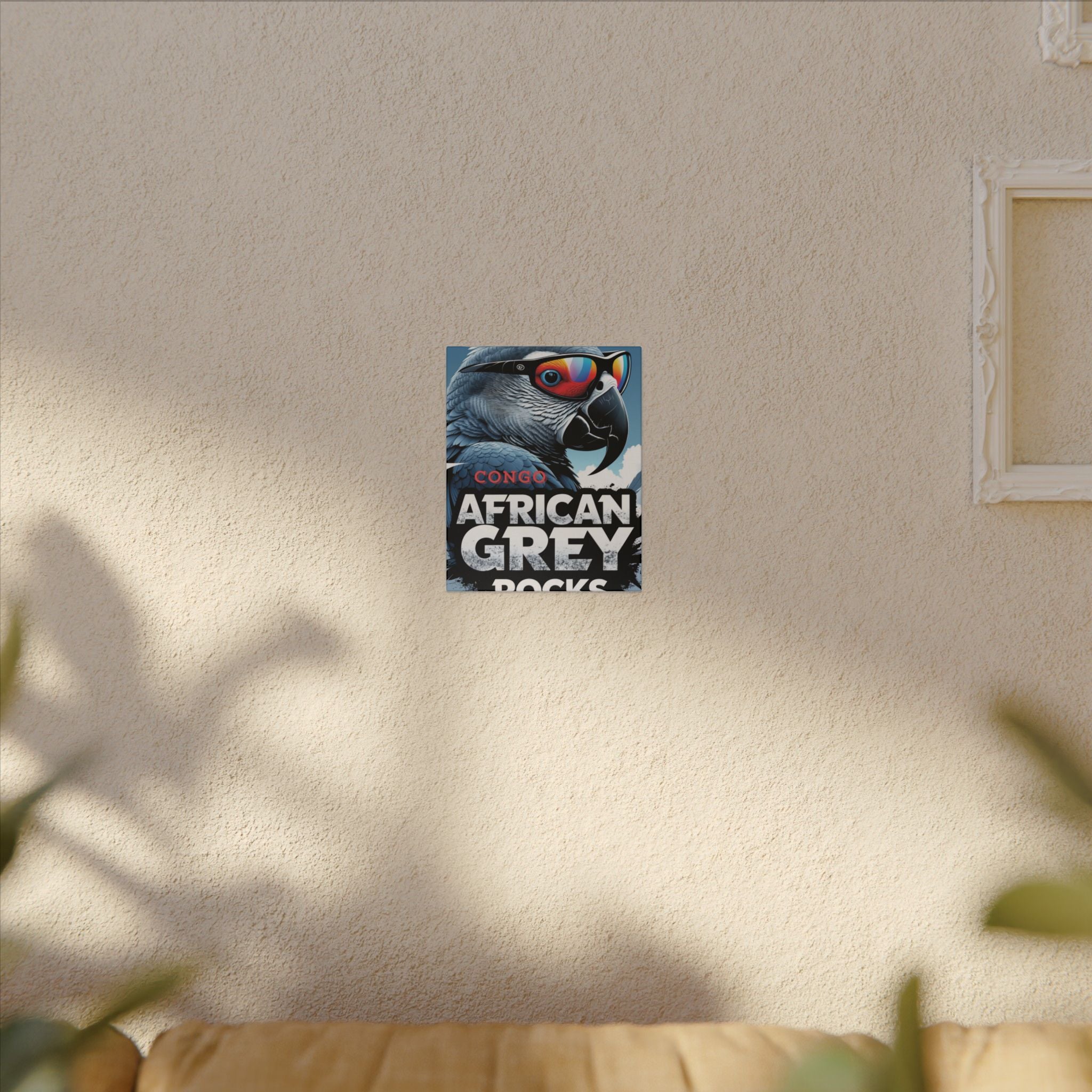African Grey Rocks Canvas Wall Hangings