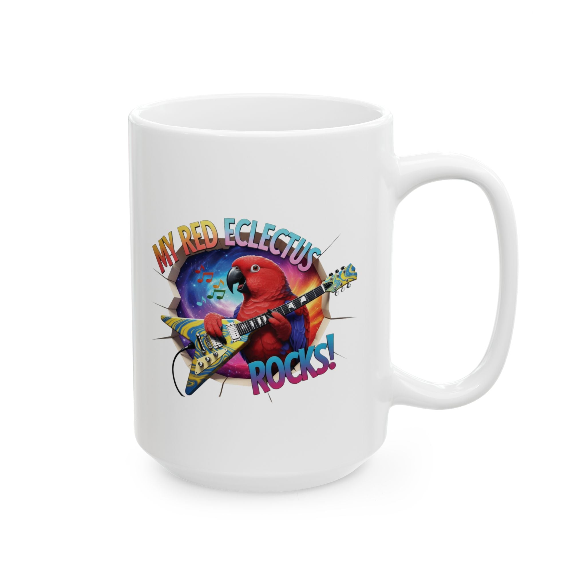 Red Eclectus Rocks Mug