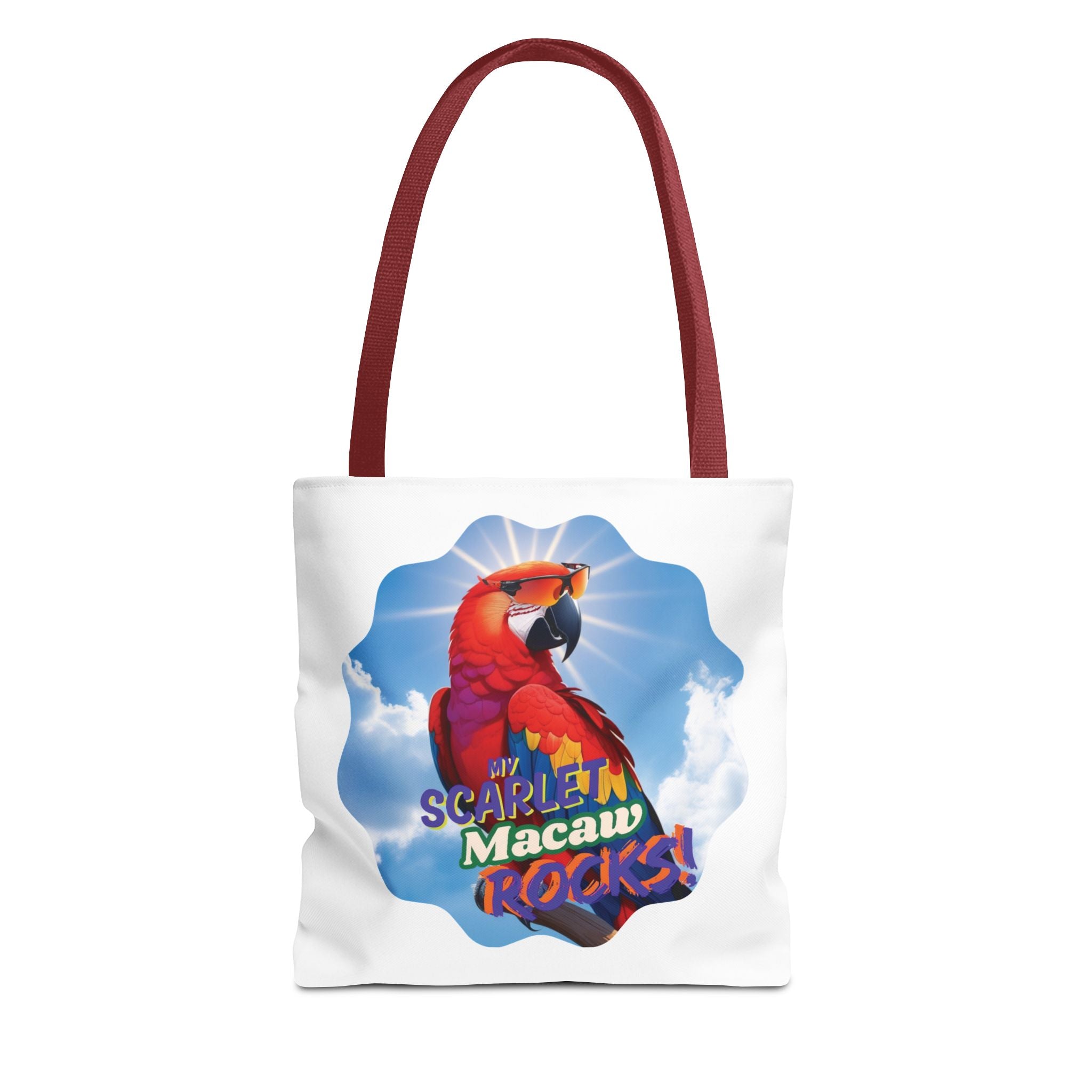 Scarlet Macaw Design Tote Bag