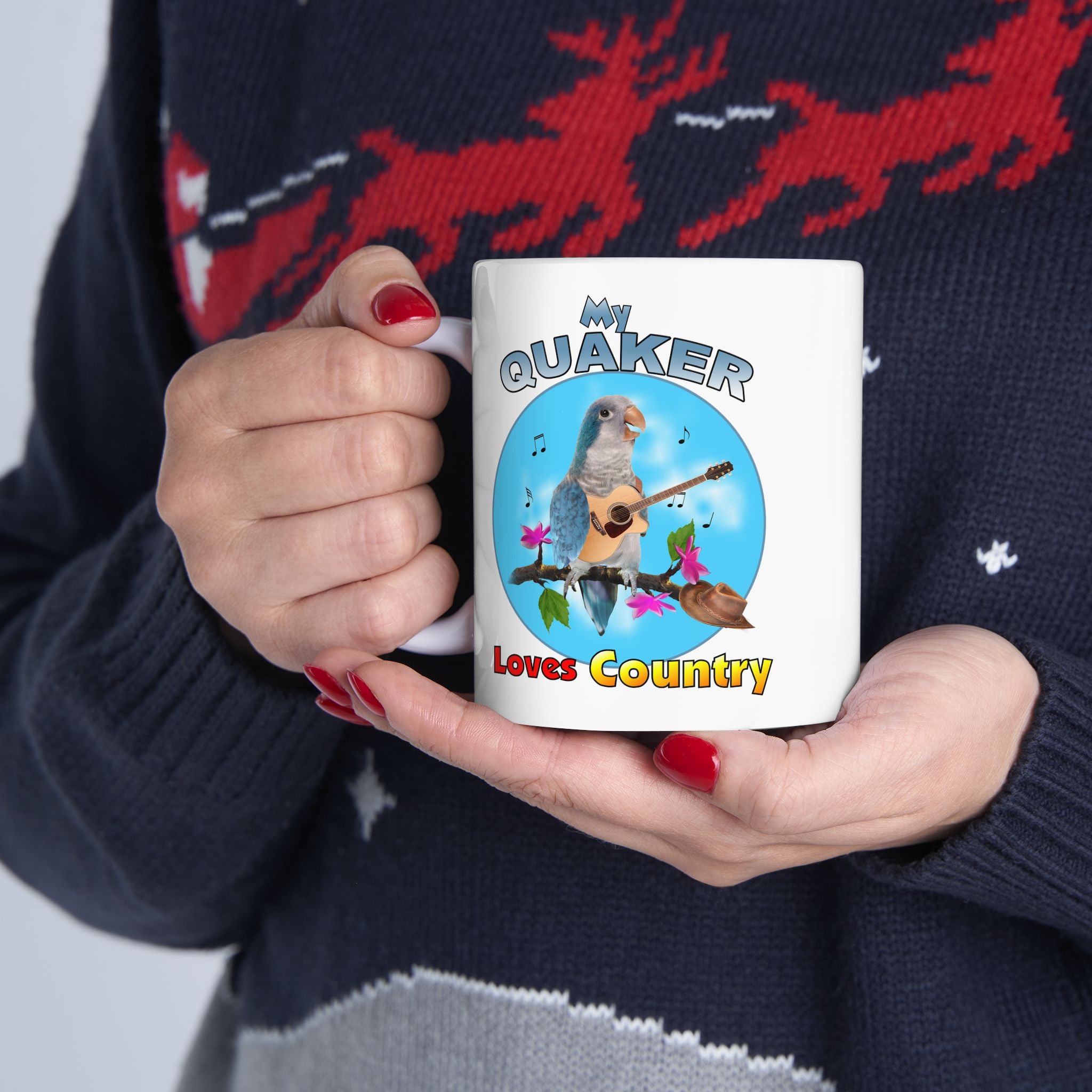 My Blue Quaker Loves Country Mug