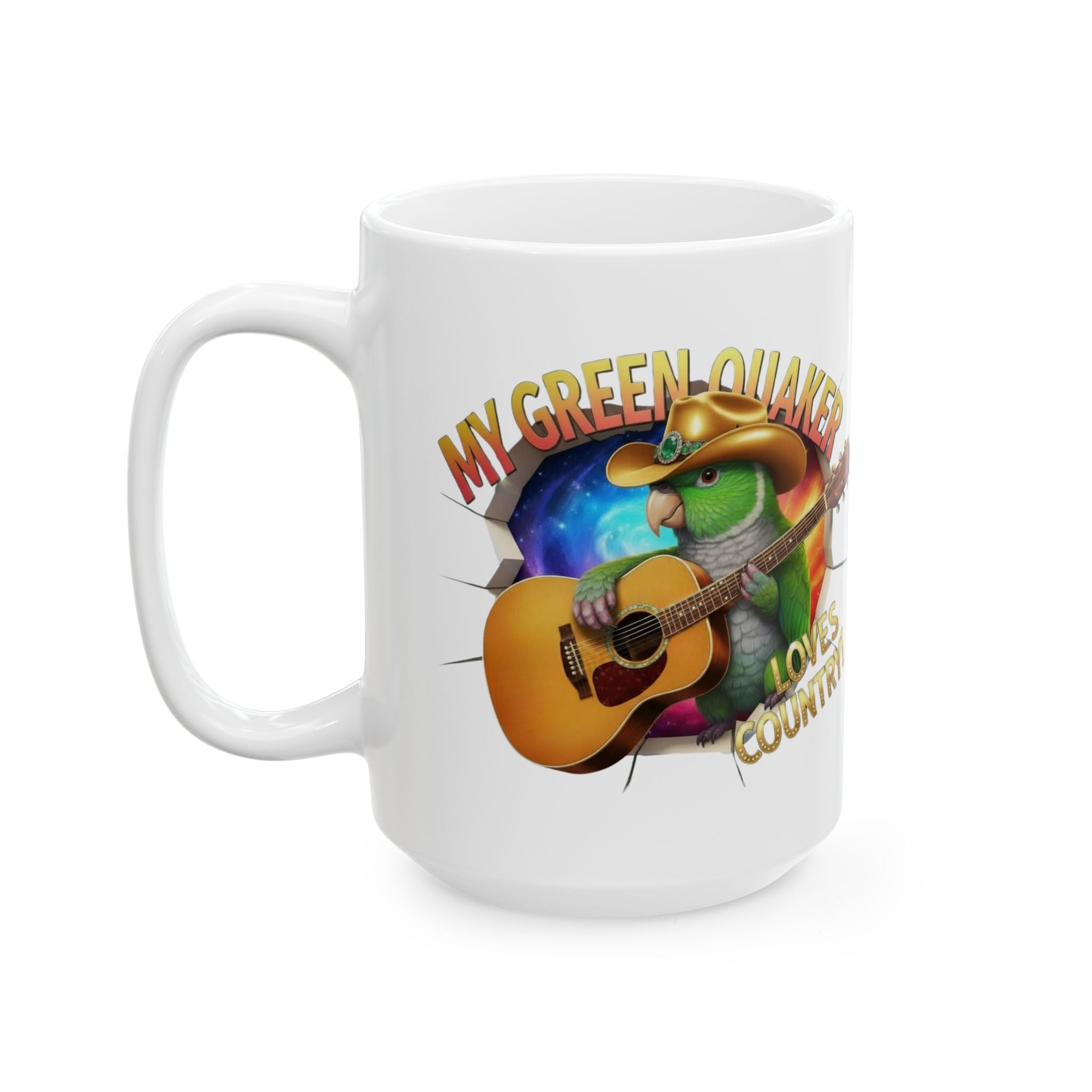 Green Quaker Loves Country Mug
