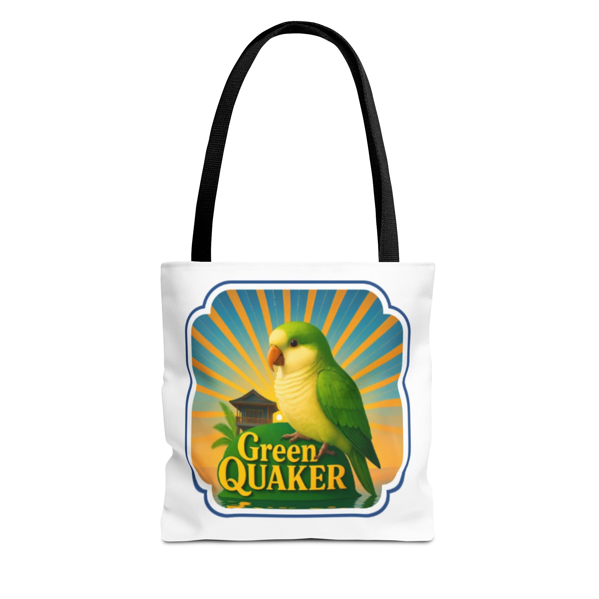 Green Quaker Sunburst Tote Bag