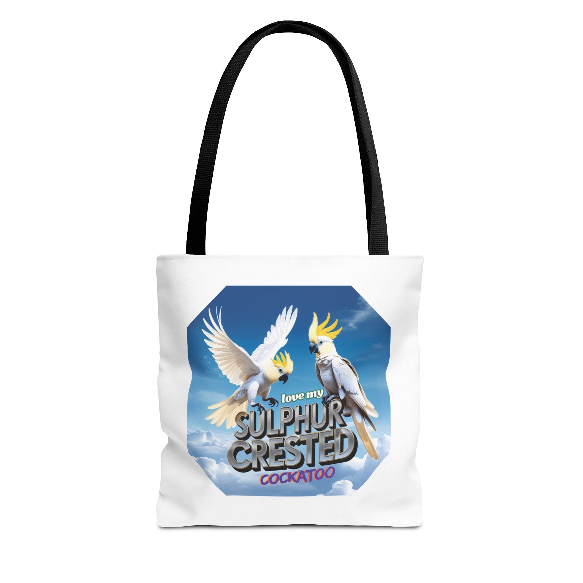 Love My Sulphur-Crested Cockatoo Tote Bag