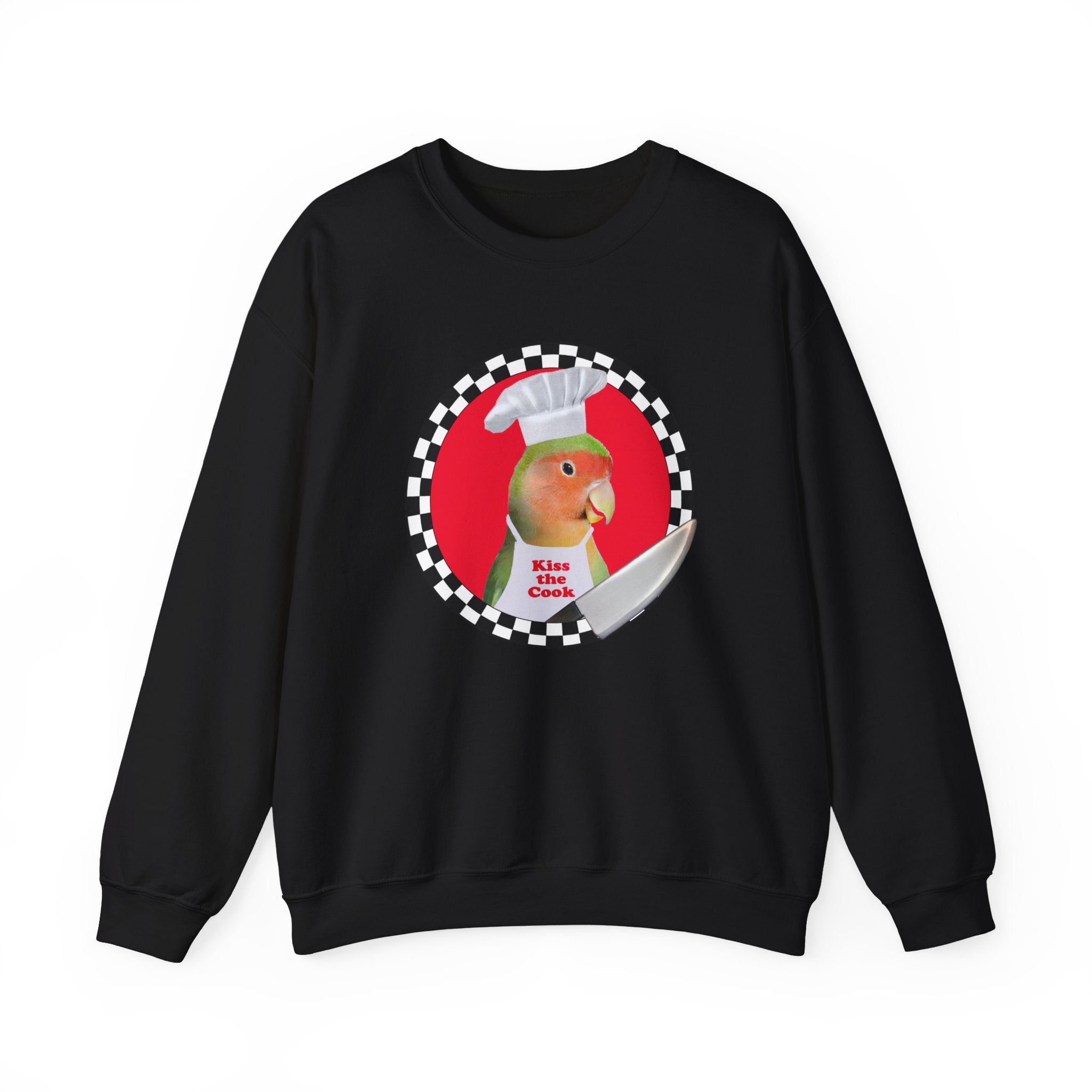 Kiss The Cook Lovebird Sweatshirt