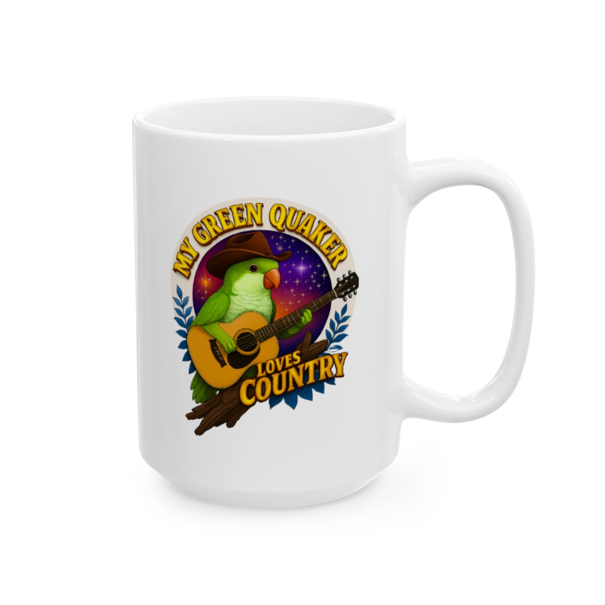 Green Quaker Loves Country Mug