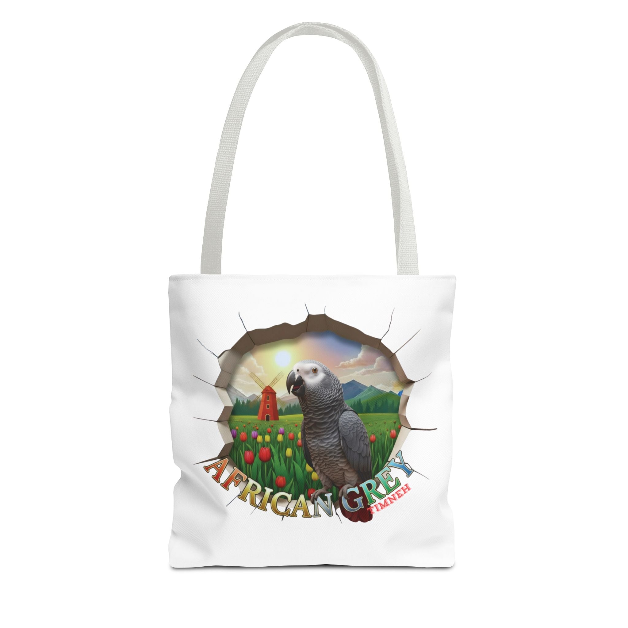 African Grey Timneh Parrot Tote Bag