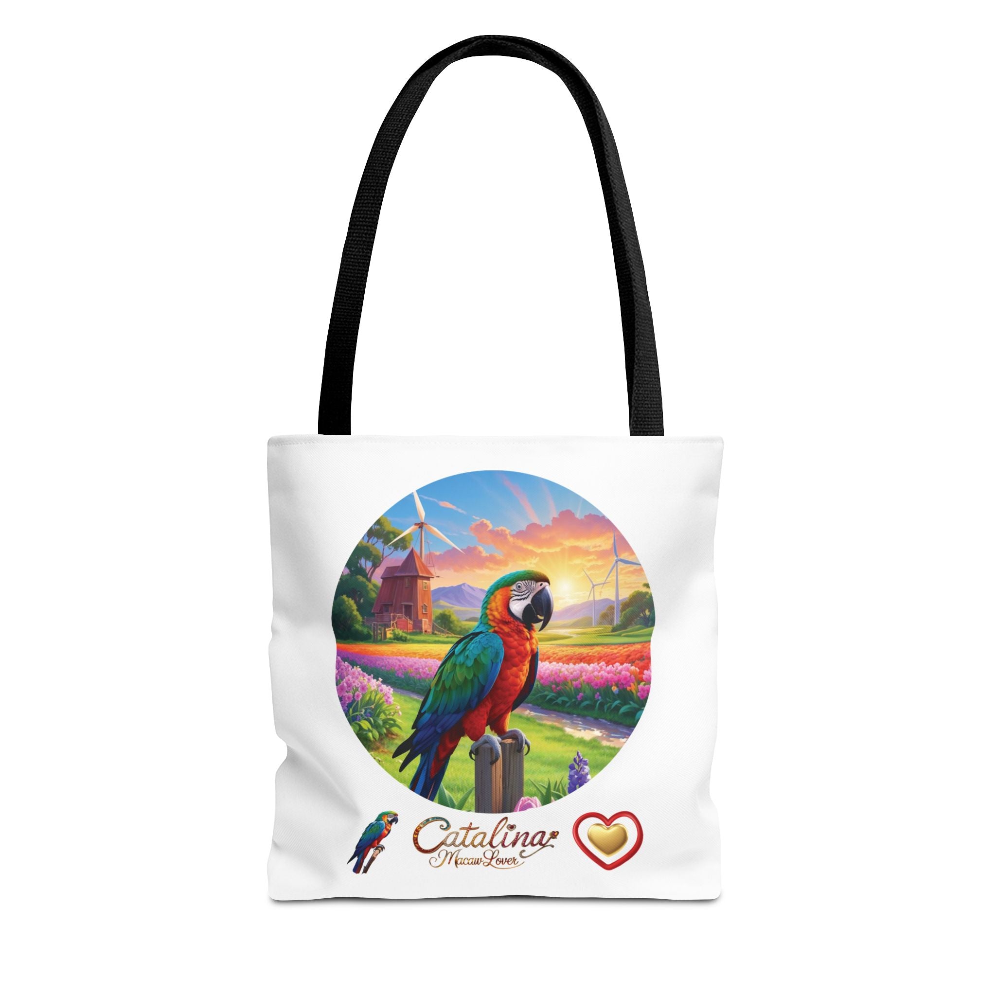 Catalina Macaw Lover Floral Tote Bag