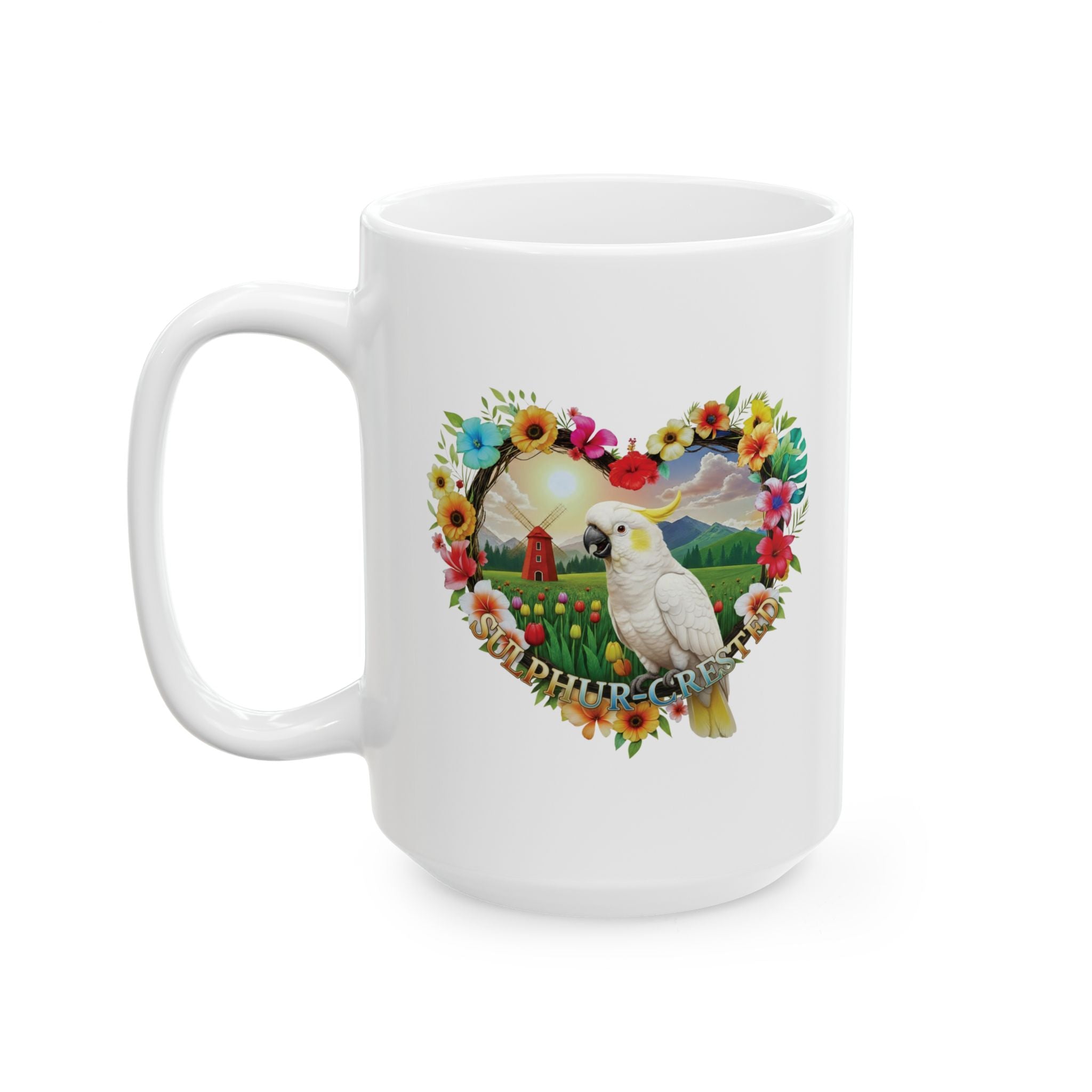 White Sulphur Crested Nature Mug