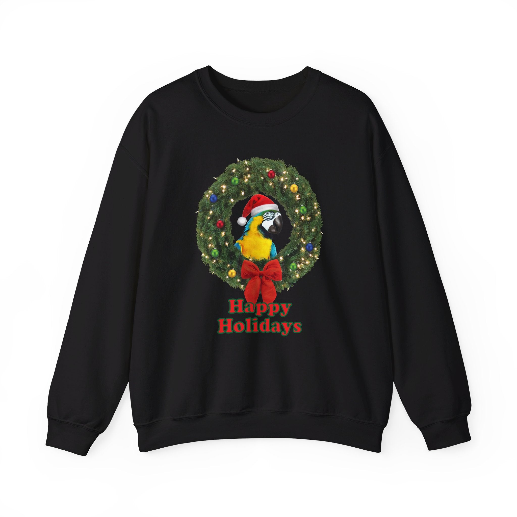 Happy Christmas Holidays Blue And Gold Sweatshirt
