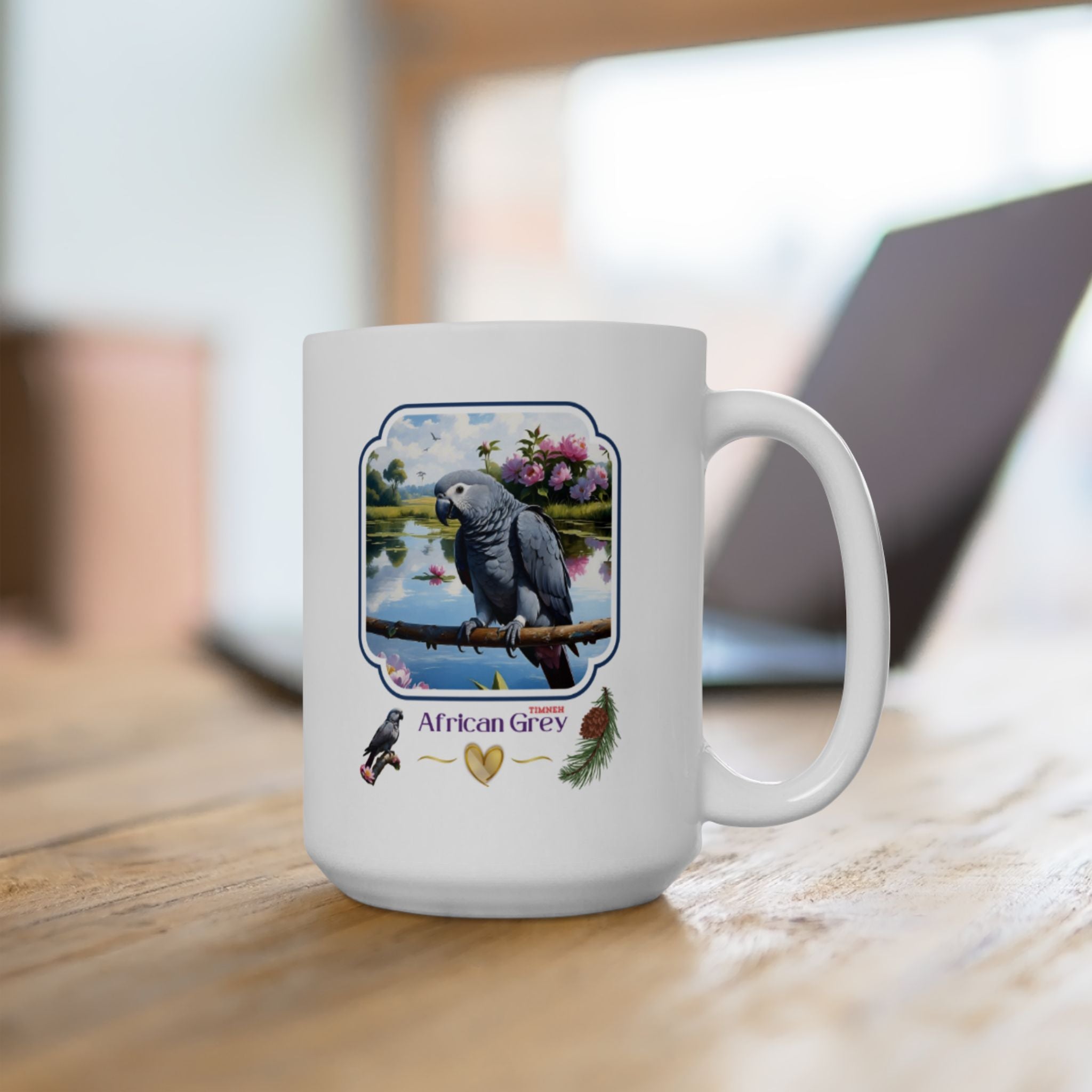 African Grey Timneh Lake Mug