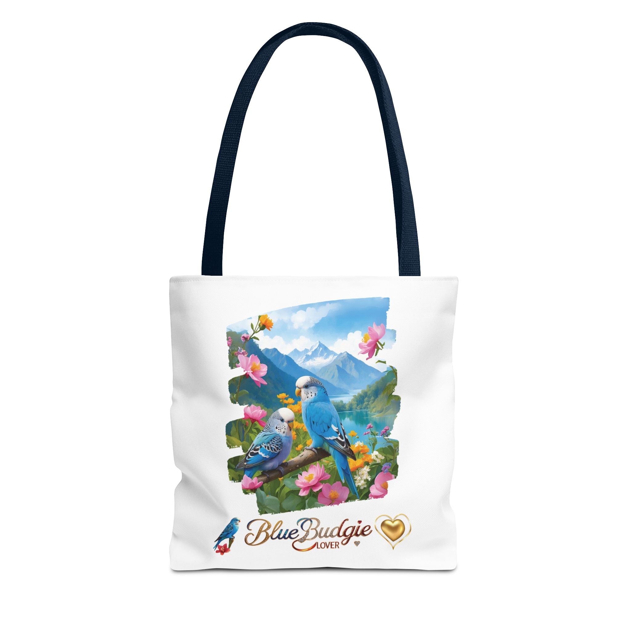 Blue Budgie Lover Nature Tote Bag
