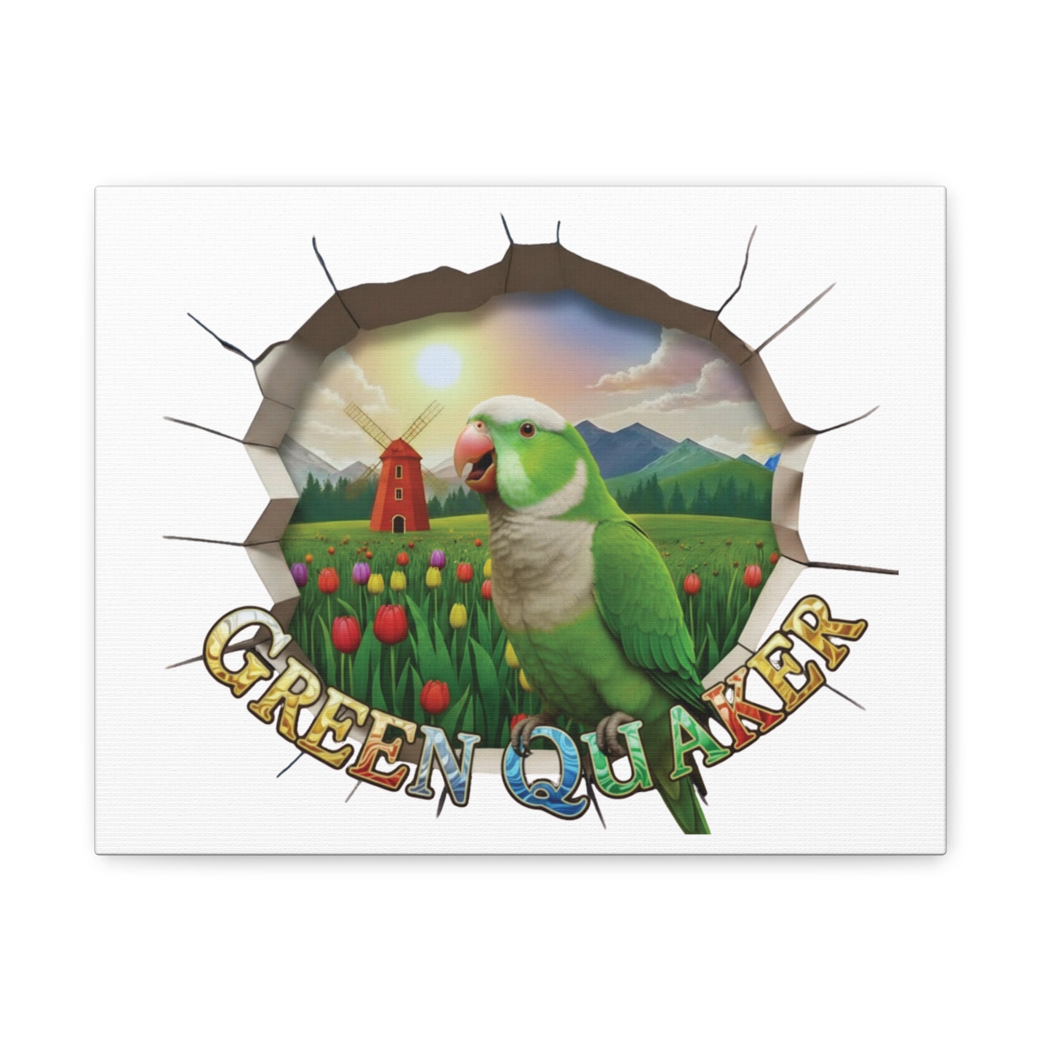Green Quaker Wall-Hanging