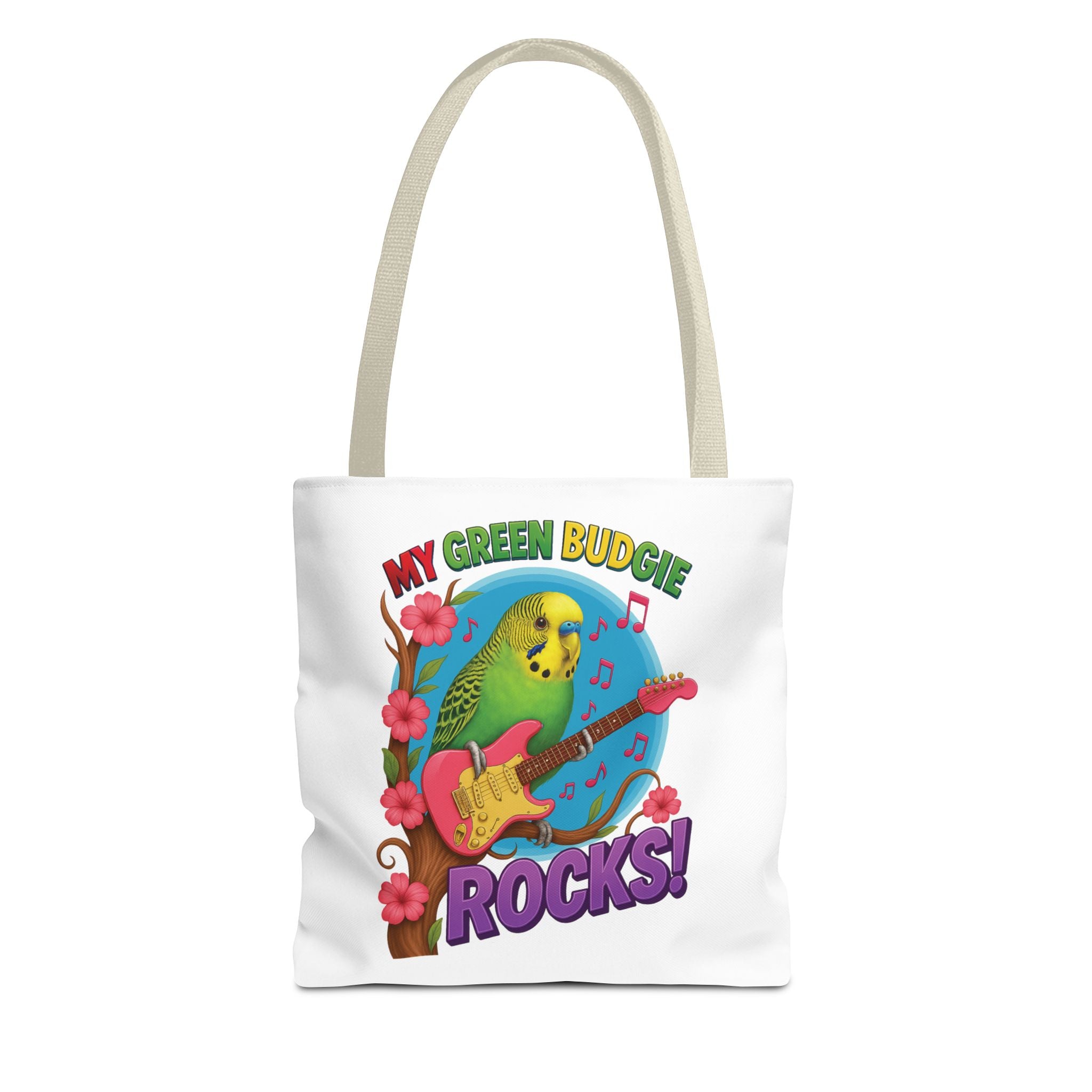My Green Budgie Rocks Tote Bag