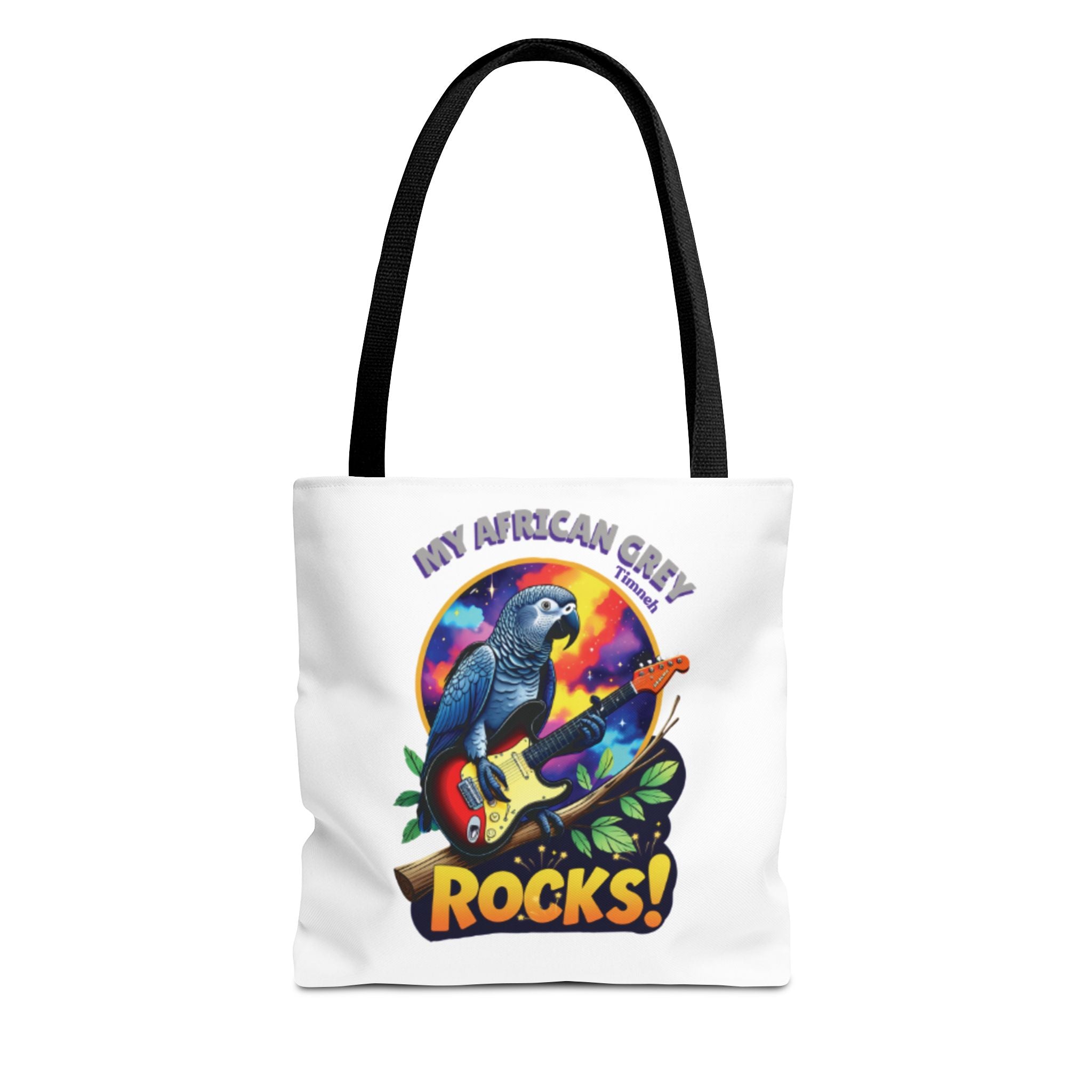 African Grey Timneh Rocks Tote Bag