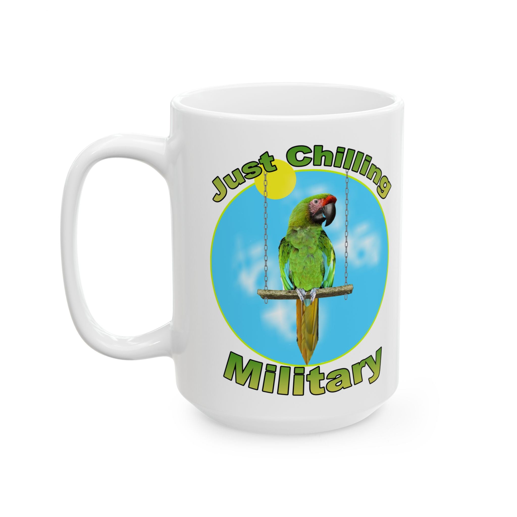 Just Chilling Swing Military Mug