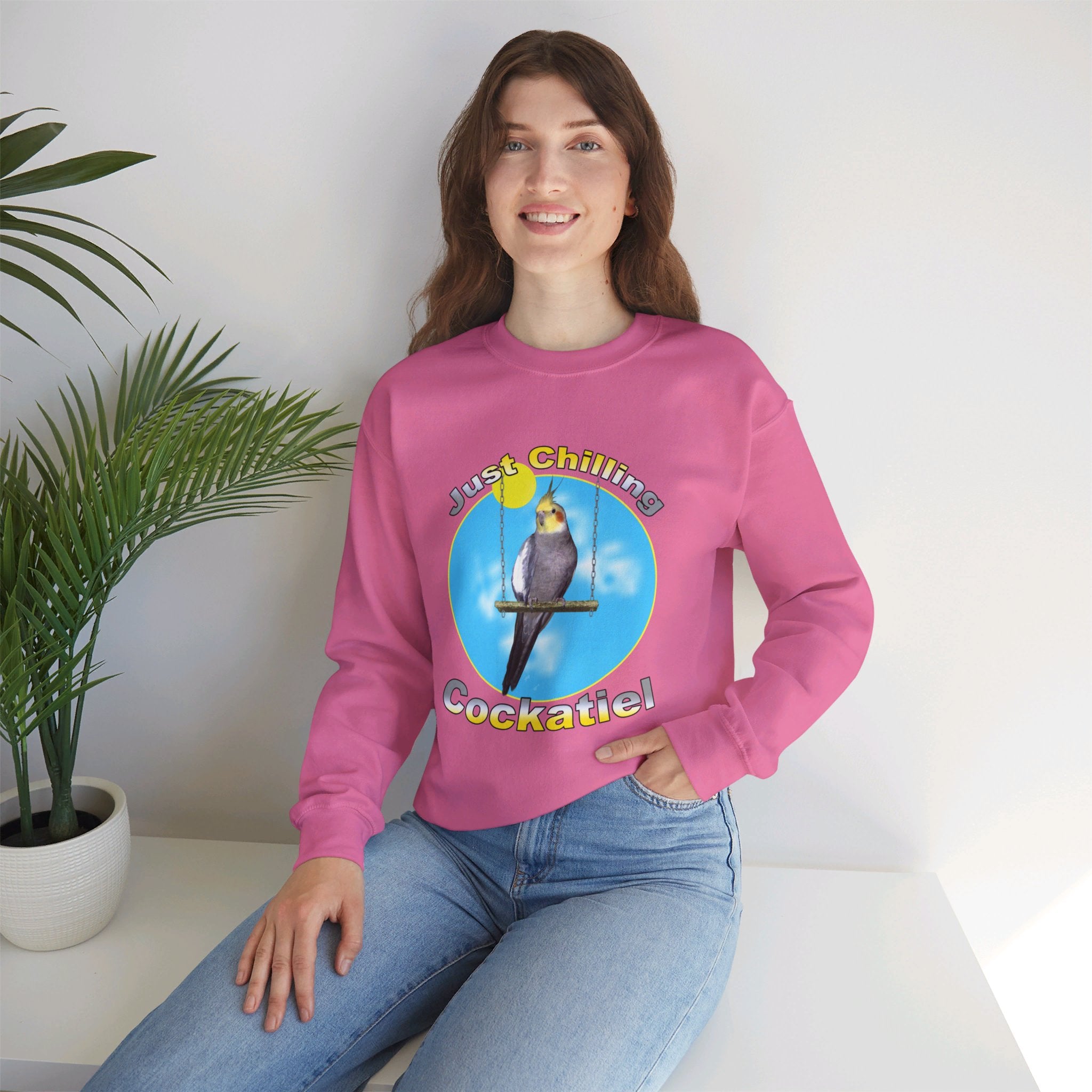Just Chilling Swing Cockatiel Sweatshirt