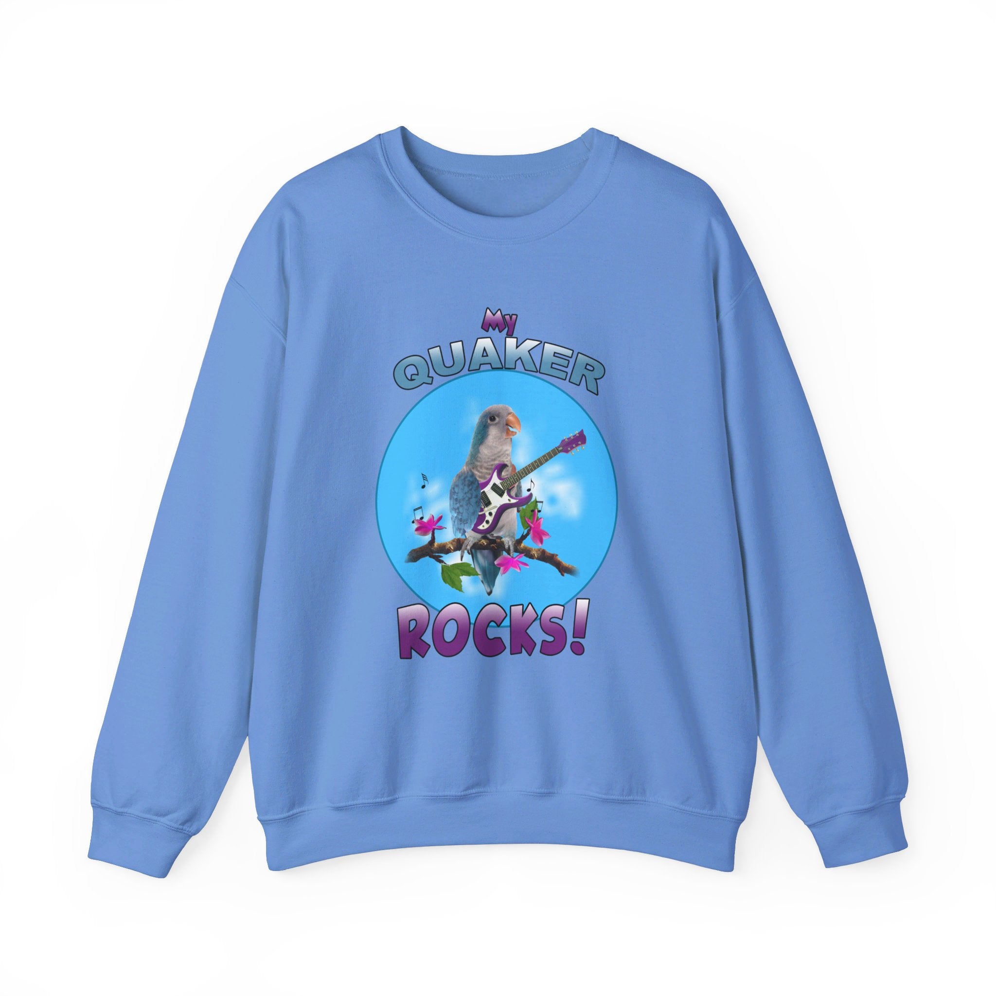 My Blue Quaker Rocks Guitar Sweatshirt