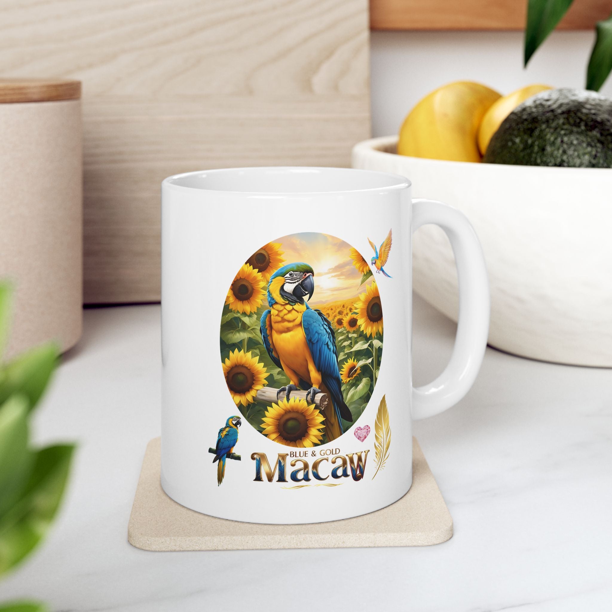 Blue & Gold Macaw Mug